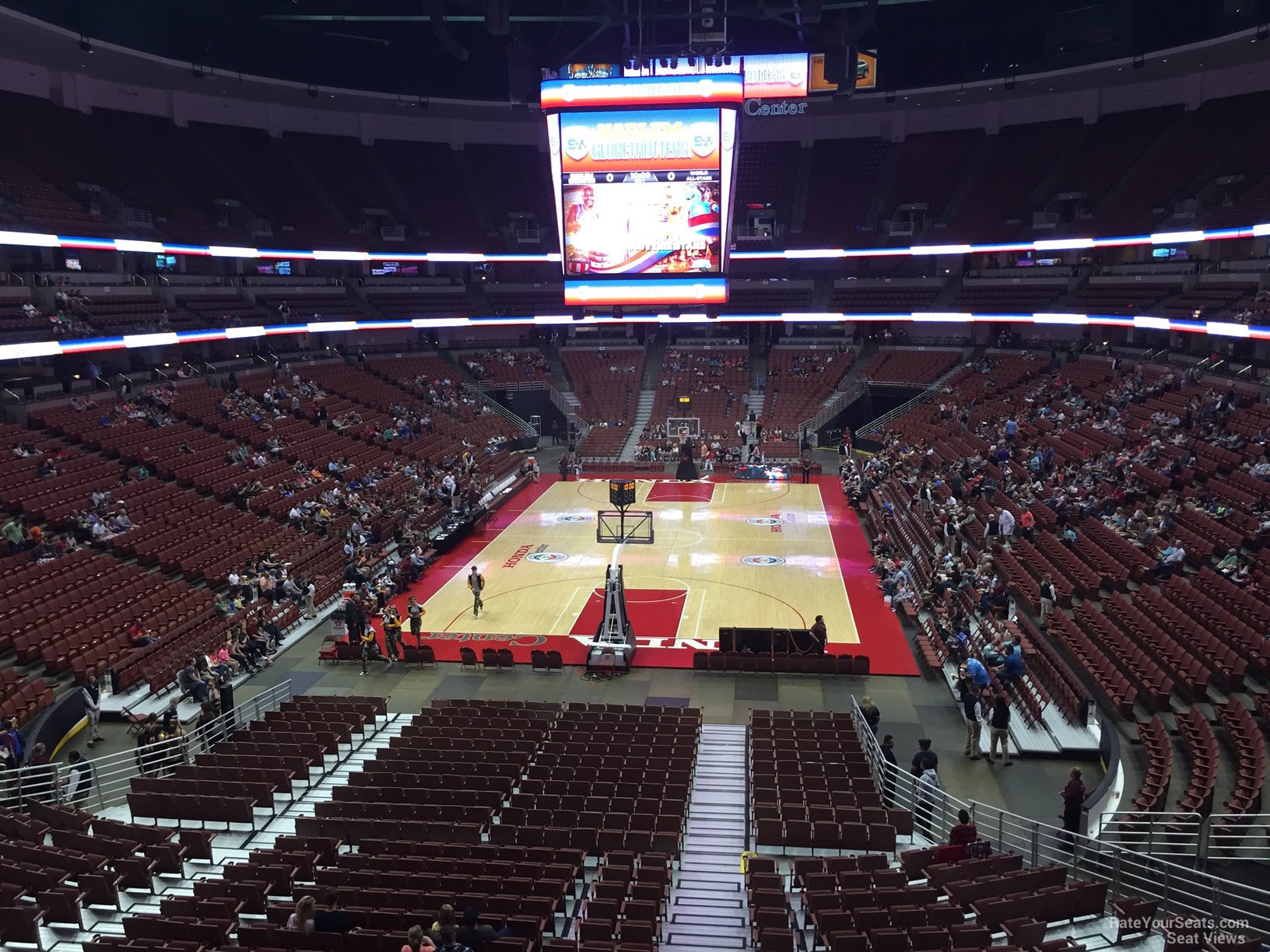 section 326, row c seat view  for basketball - honda center