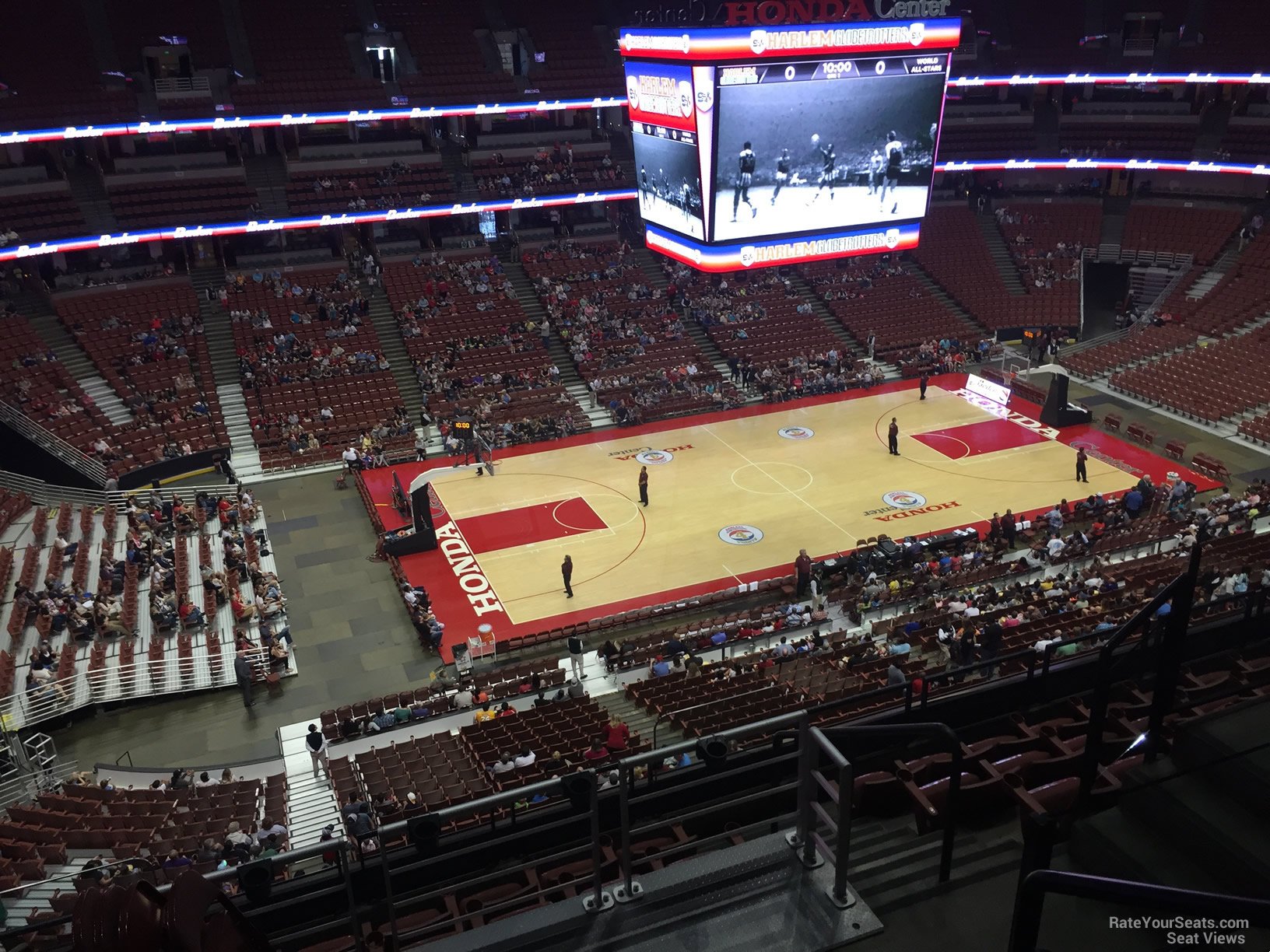 section 414, row e seat view  for basketball - honda center