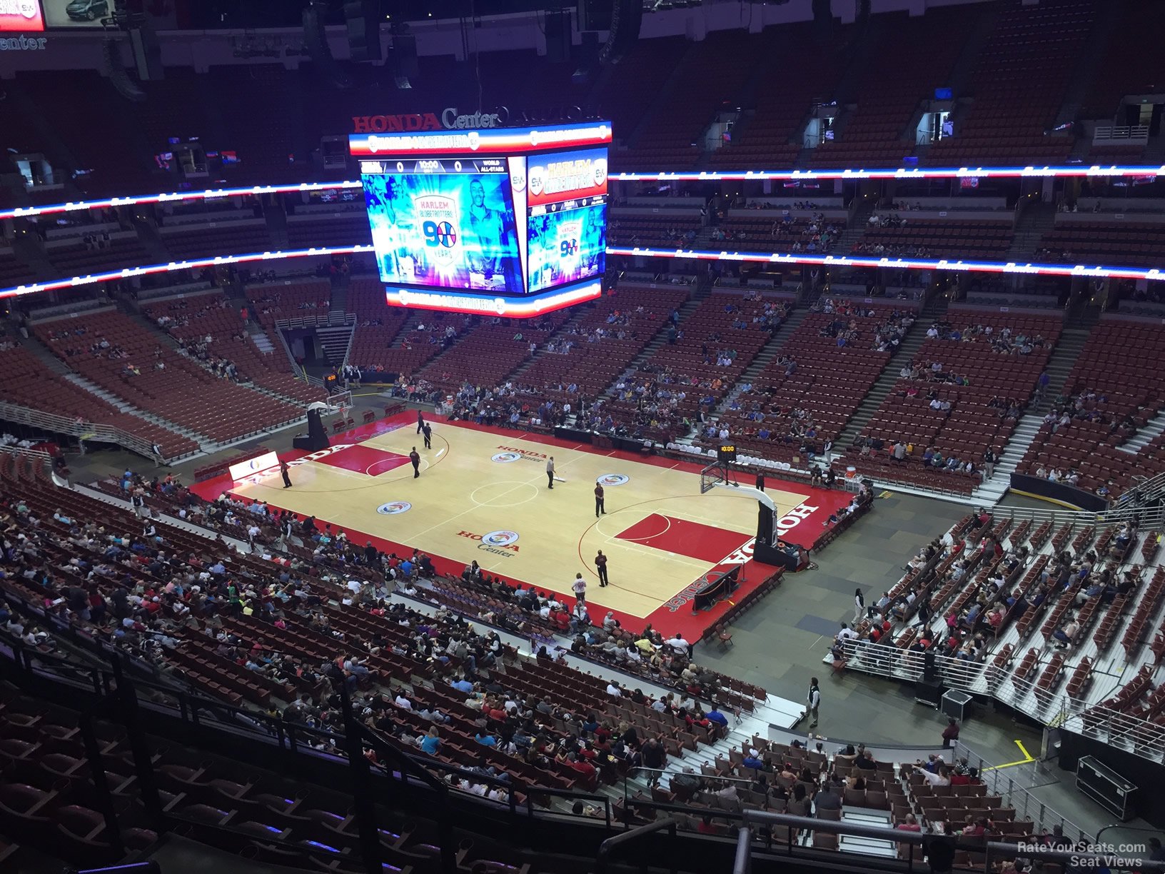 section 429, row e seat view  for basketball - honda center