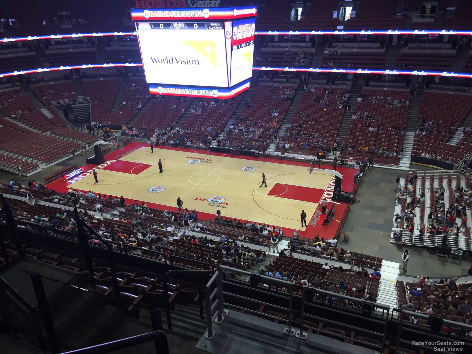 section 431, row e seat view  for basketball - honda center