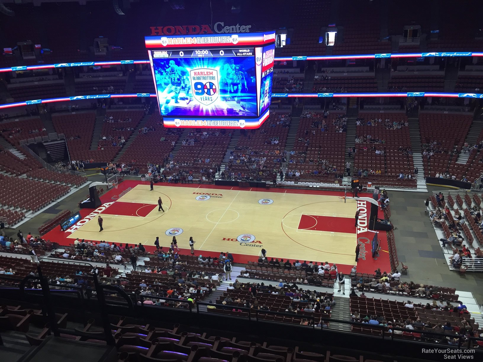 section 432, row e seat view  for basketball - honda center