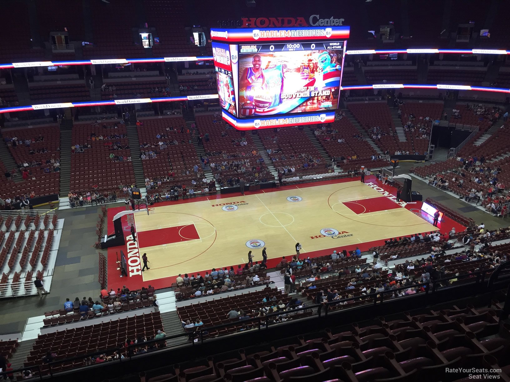 section 435, row e seat view  for basketball - honda center