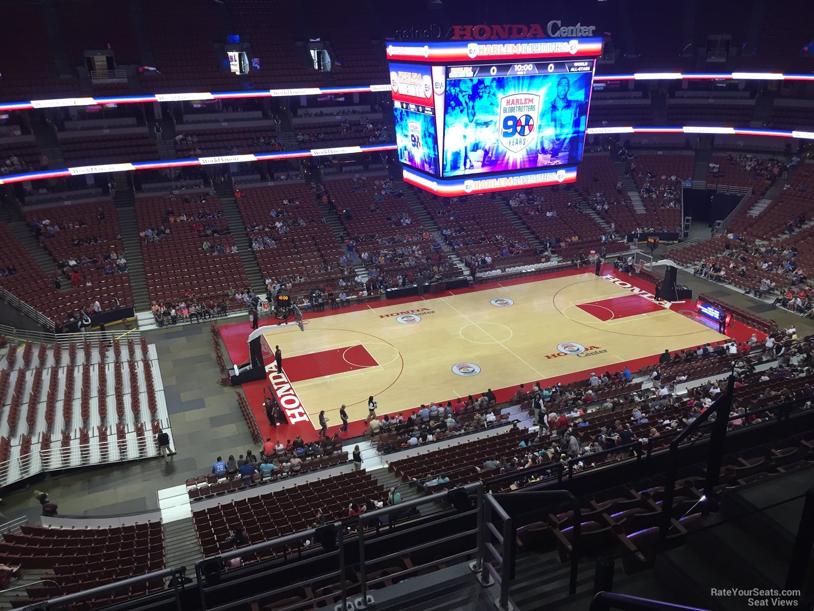 section 436, row e seat view  for basketball - honda center