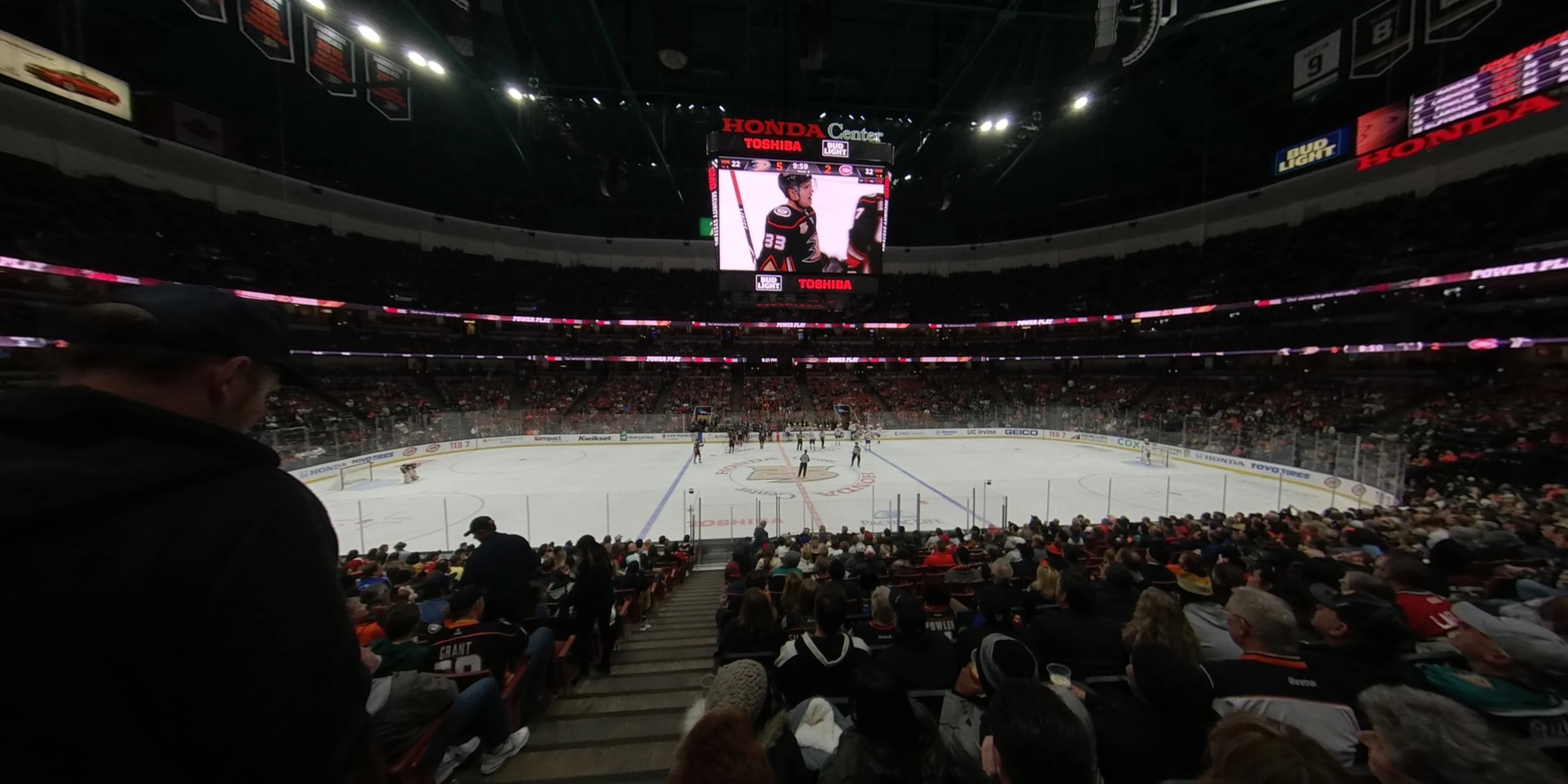 Section 222 at Honda Center