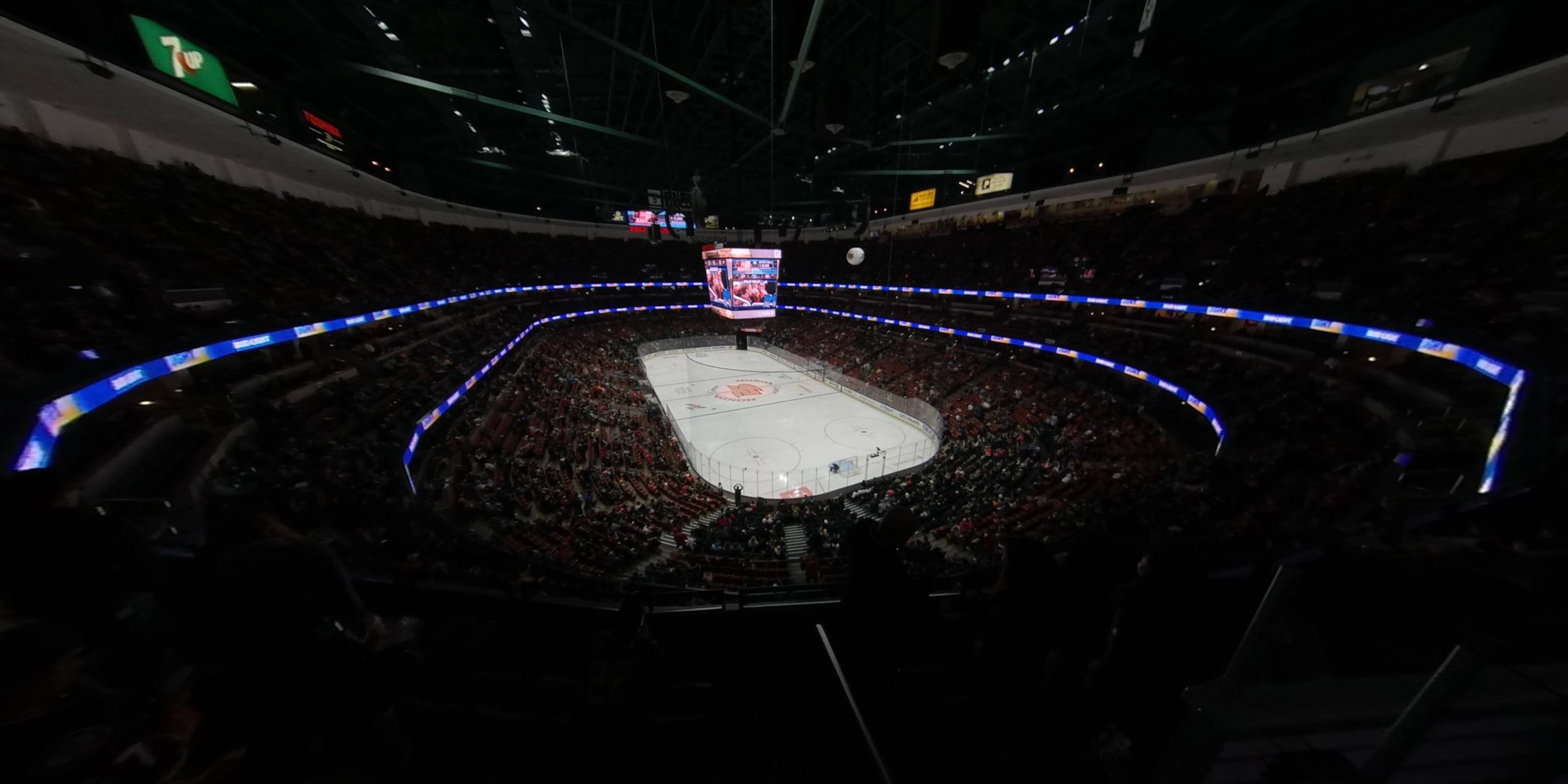 section 402 panoramic seat view  for hockey - honda center