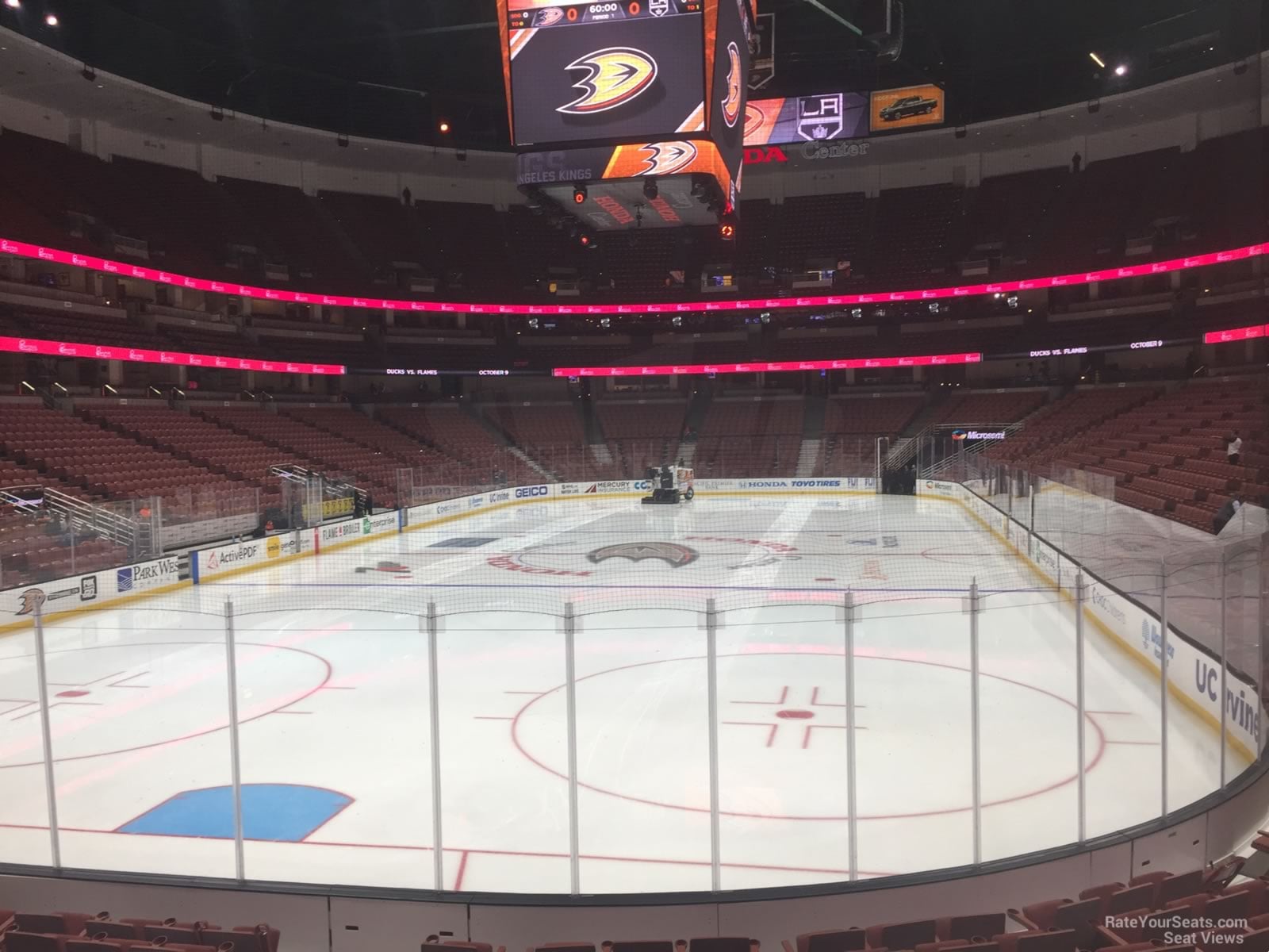 section 228, row l seat view  for hockey - honda center