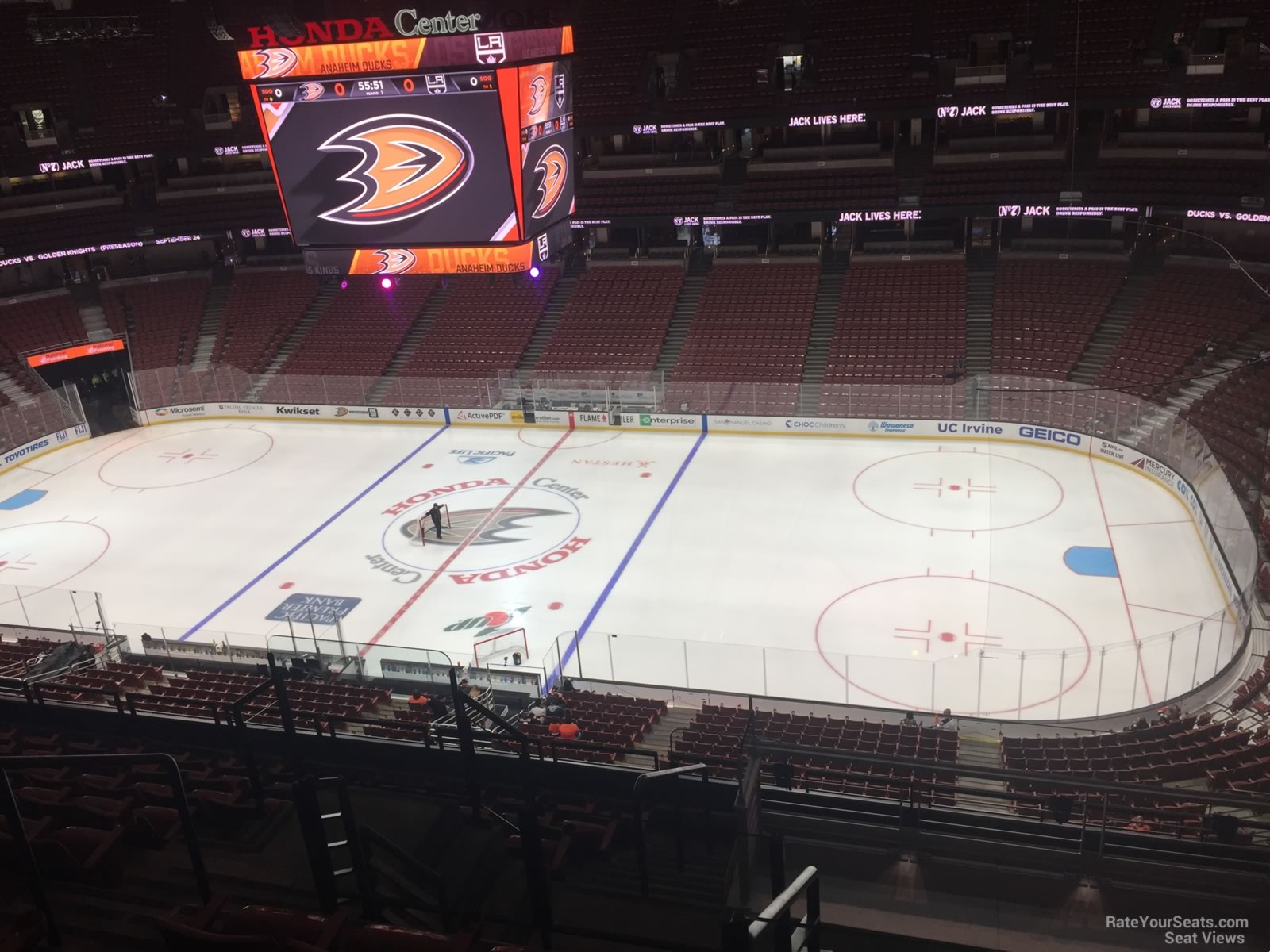 Anaheim Ducks Seating Chart View