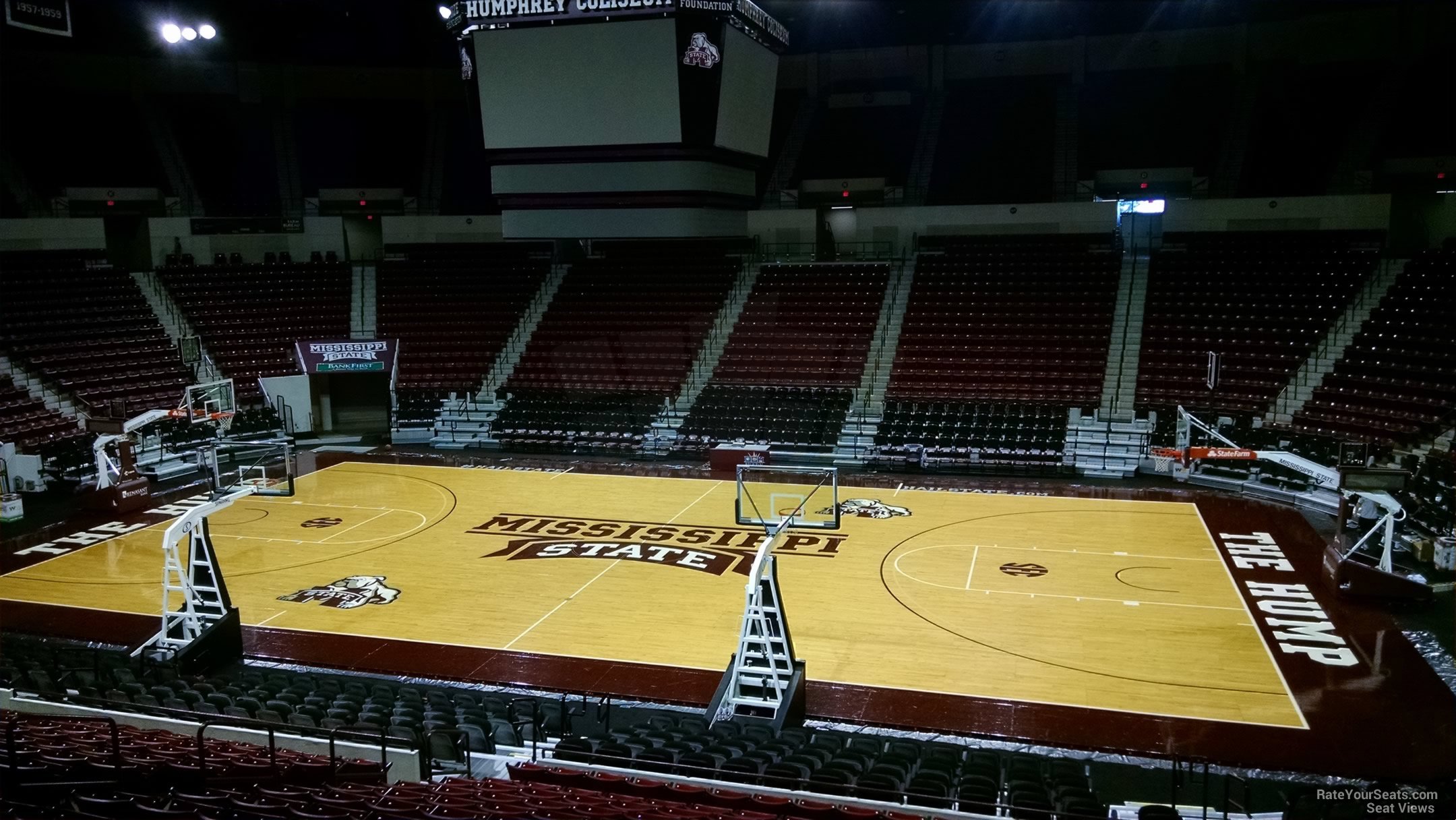 section 105, row 15 seat view  - humphrey coliseum