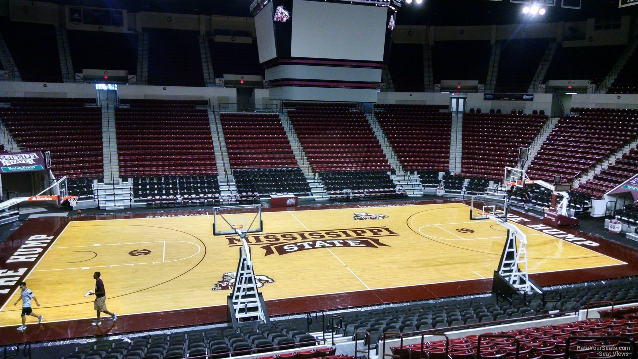 section 107, row 15 seat view  - humphrey coliseum