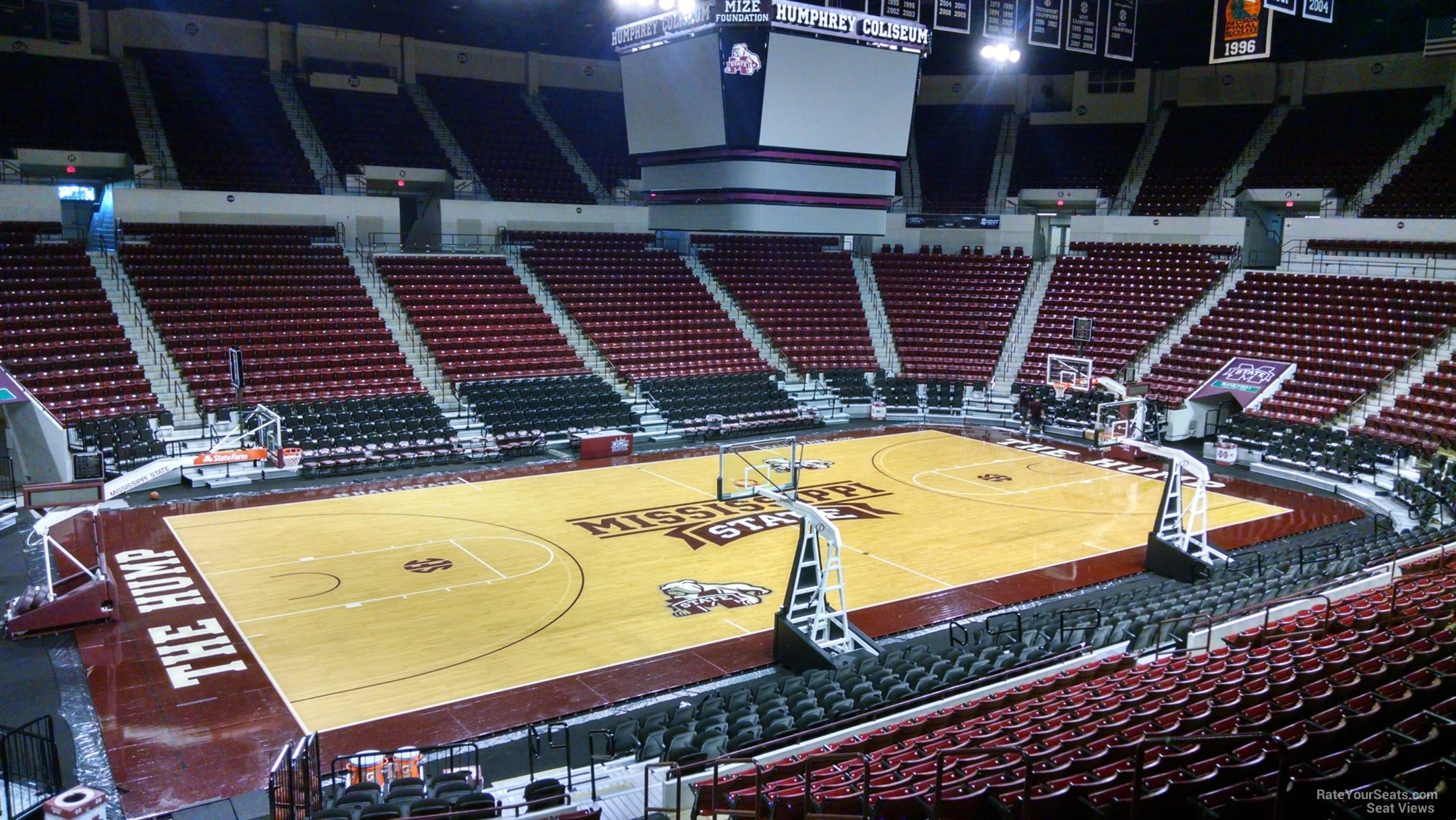 section 108, row 15 seat view  - humphrey coliseum