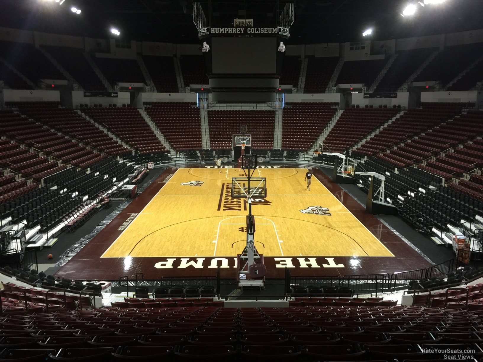 section 111, row 15 seat view  - humphrey coliseum