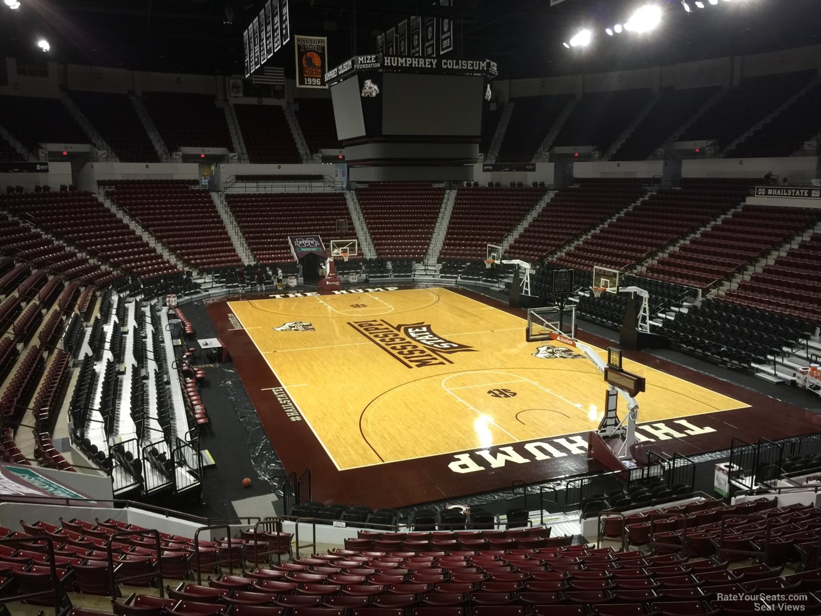 section 112, row 15 seat view  - humphrey coliseum