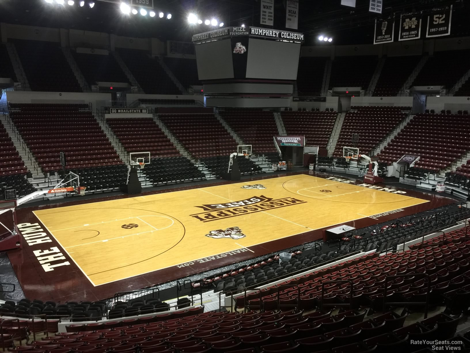 section 118, row 15 seat view  - humphrey coliseum