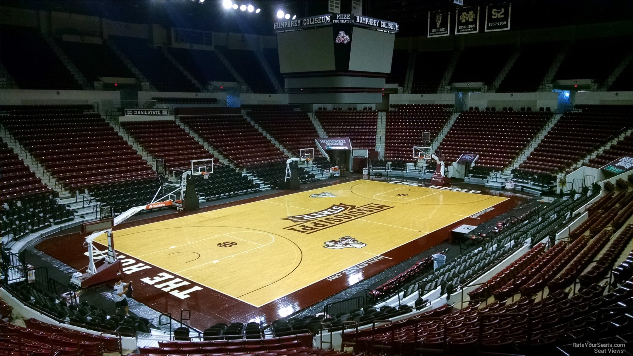 section 119, row 15 seat view  - humphrey coliseum