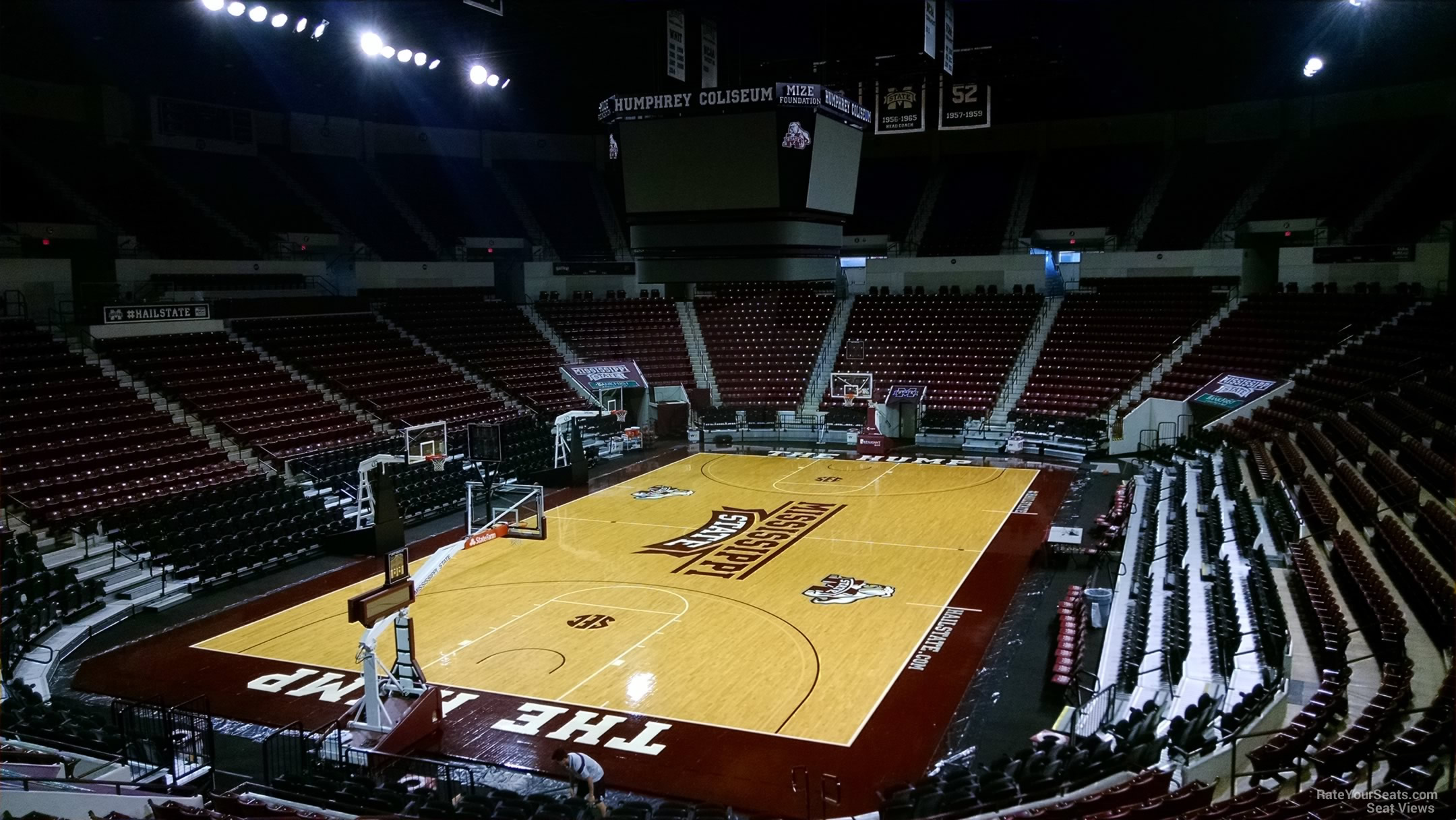 section 120, row 15 seat view  - humphrey coliseum