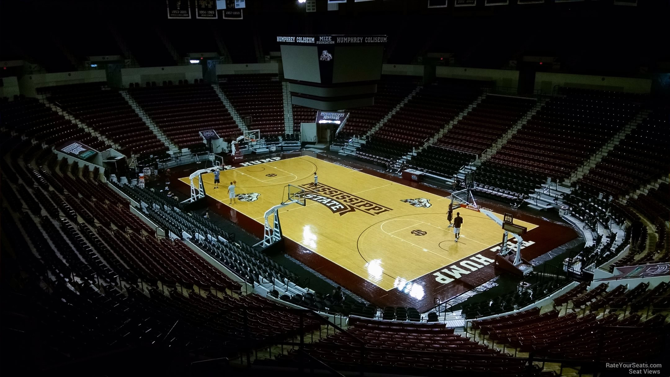 section 205, row 8 seat view  - humphrey coliseum