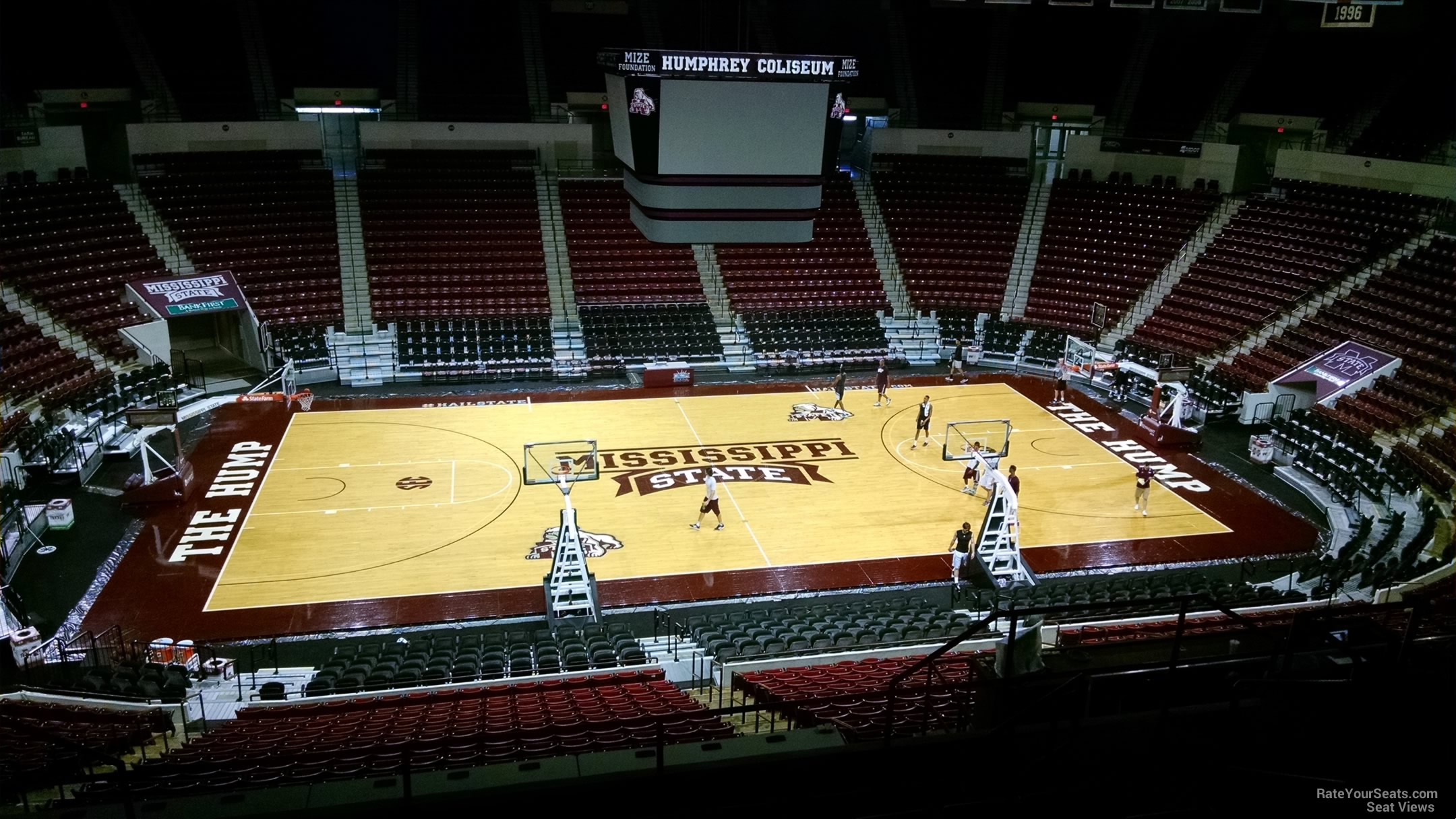 section 211, row 8 seat view  - humphrey coliseum