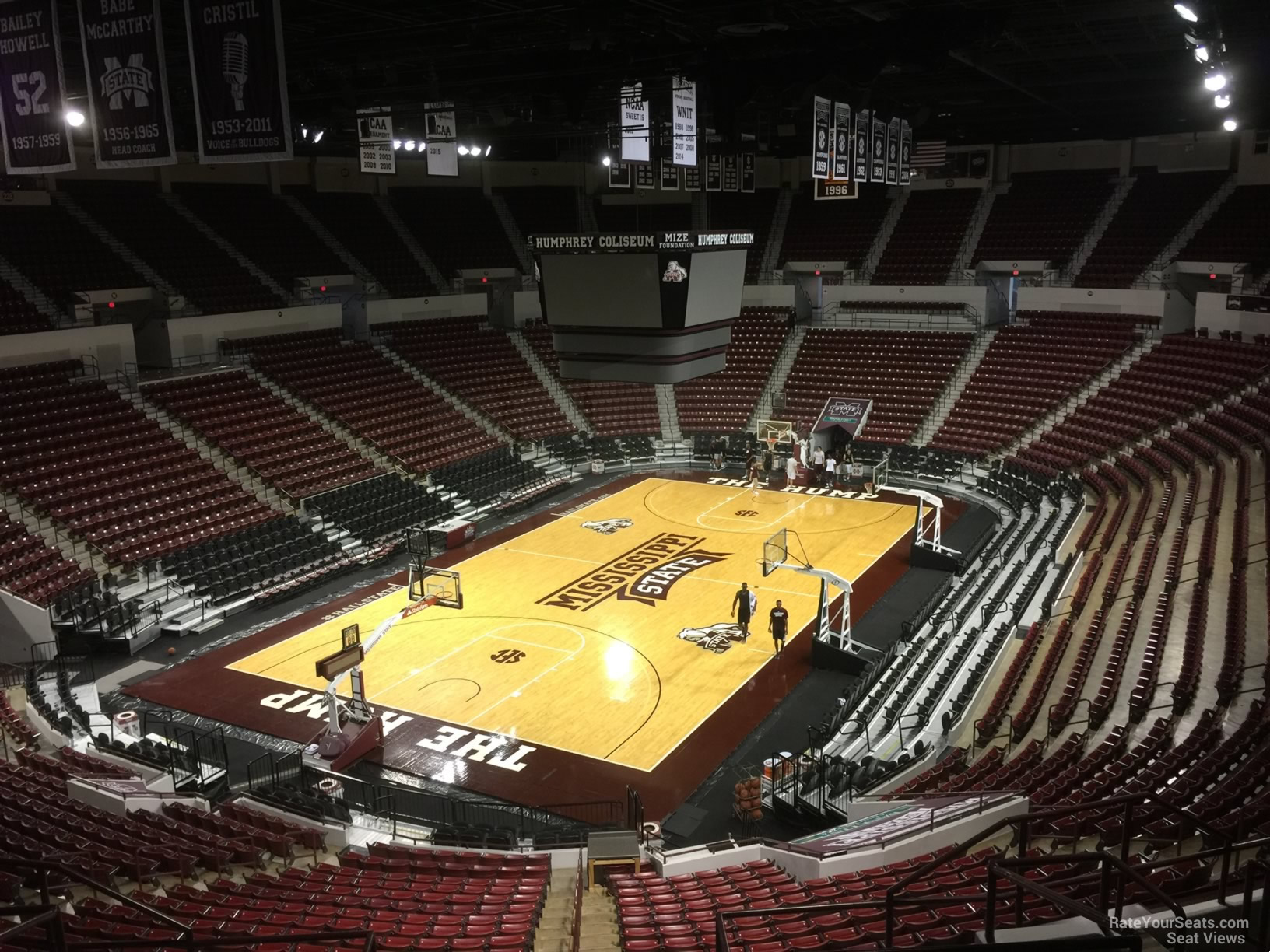 section 216, row 8 seat view  - humphrey coliseum
