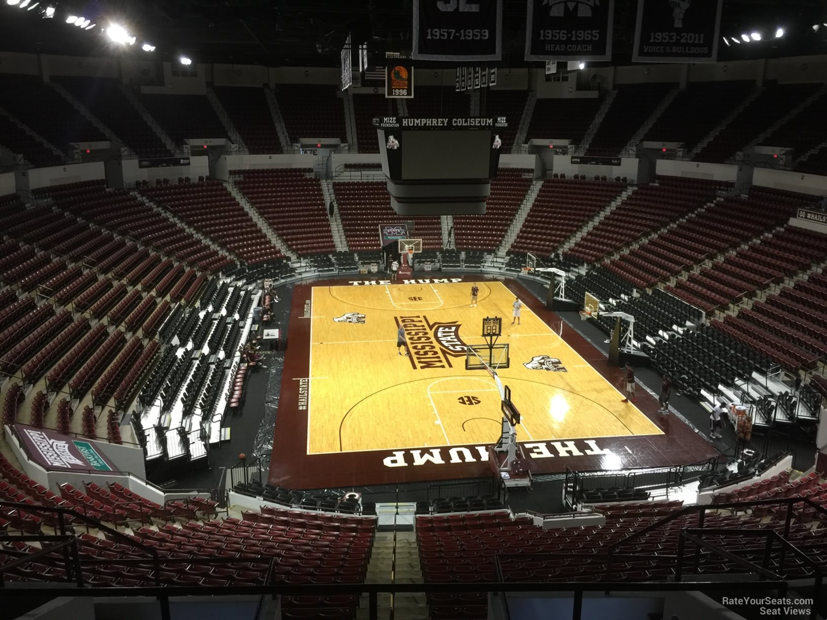section 220, row 8 seat view  - humphrey coliseum