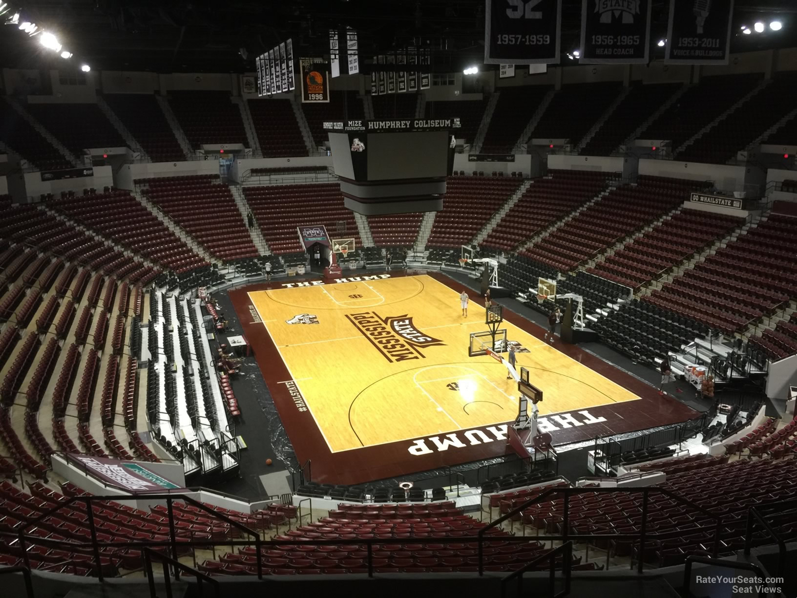 section 221, row 8 seat view  - humphrey coliseum