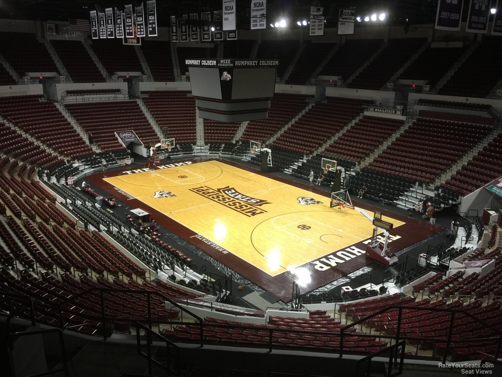 section 223, row 8 seat view  - humphrey coliseum
