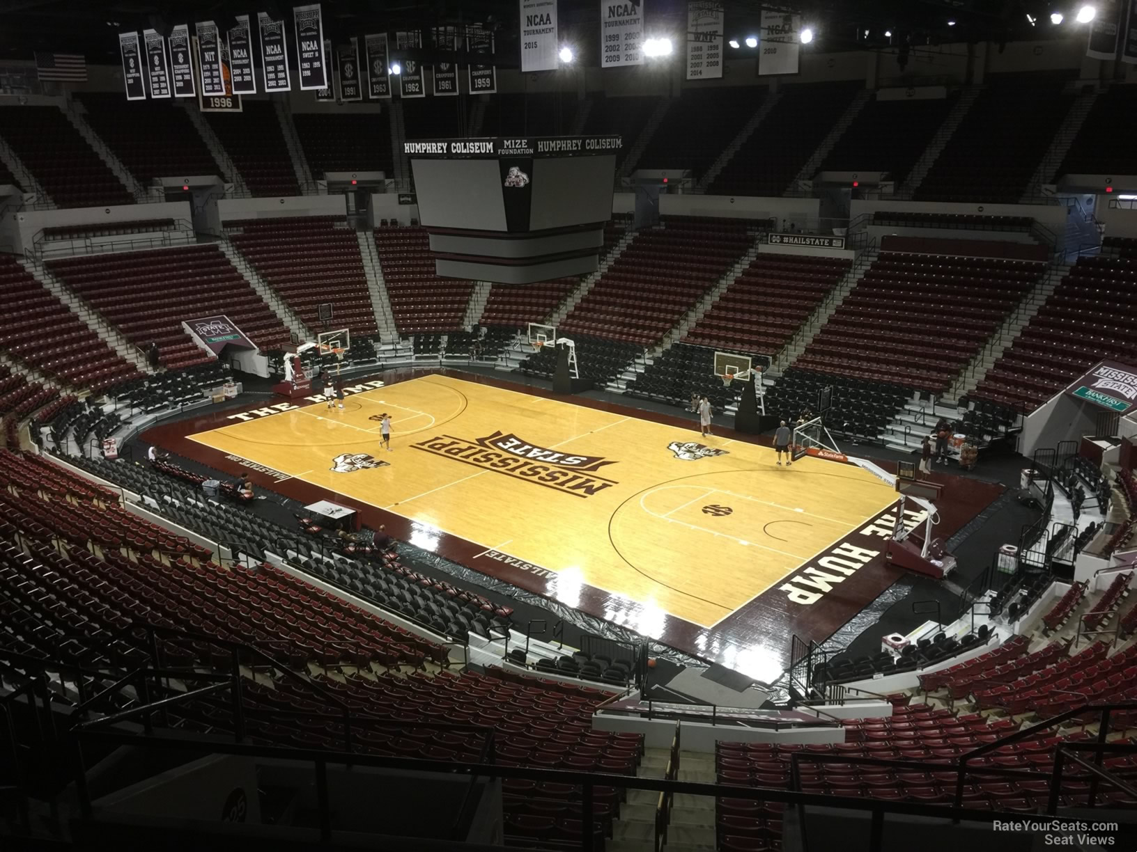 section 224, row 8 seat view  - humphrey coliseum