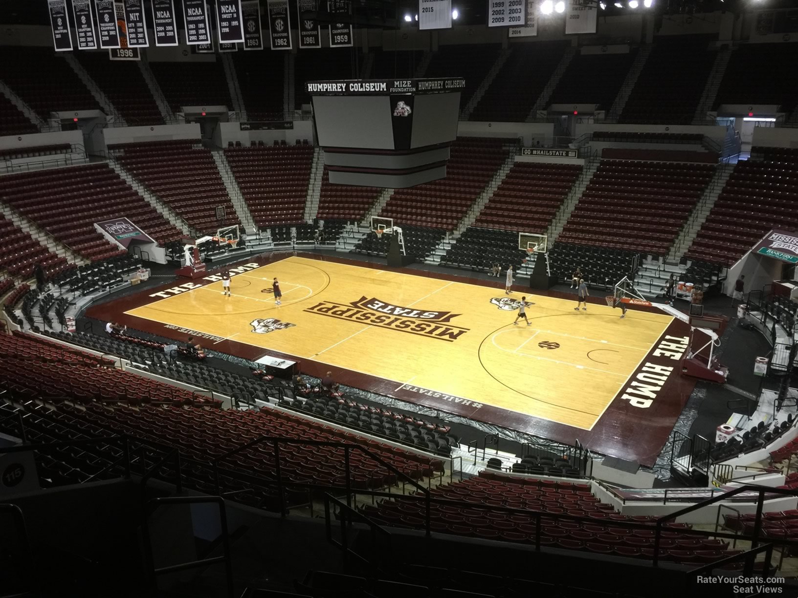 section 225, row 8 seat view  - humphrey coliseum