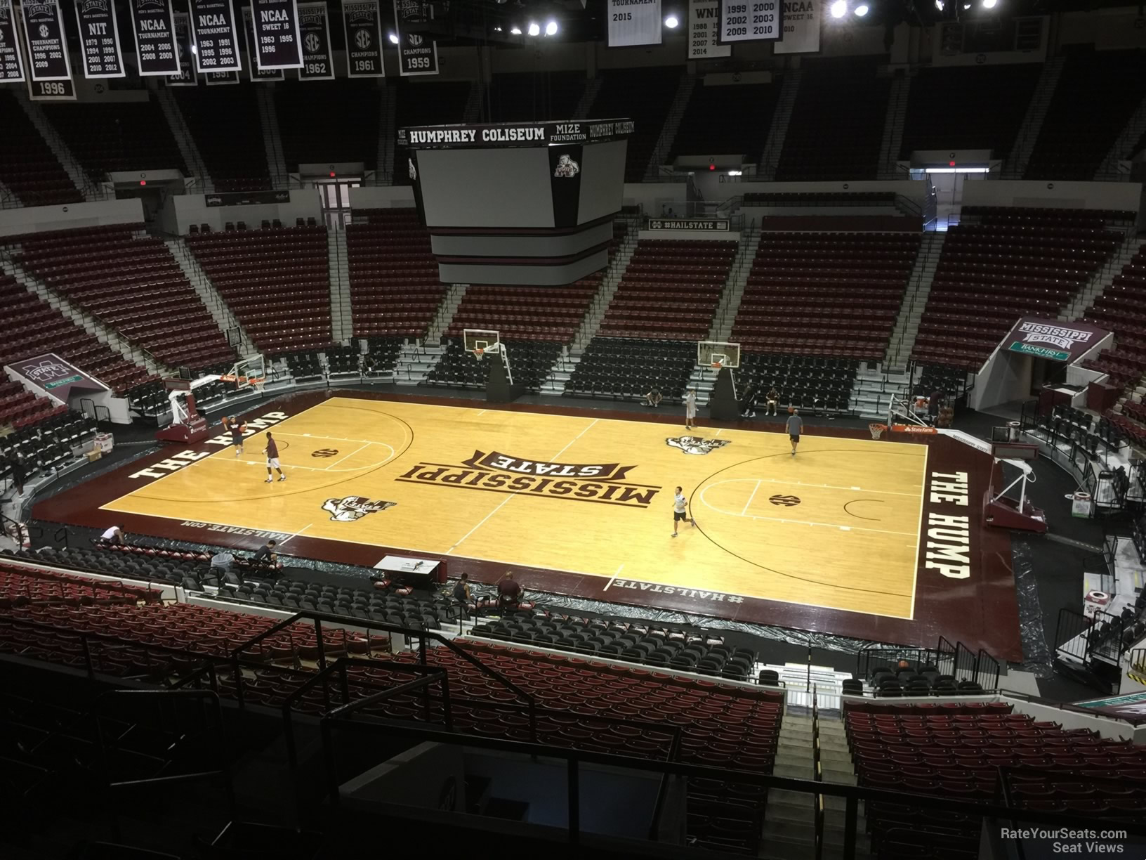 section 226, row 8 seat view  - humphrey coliseum