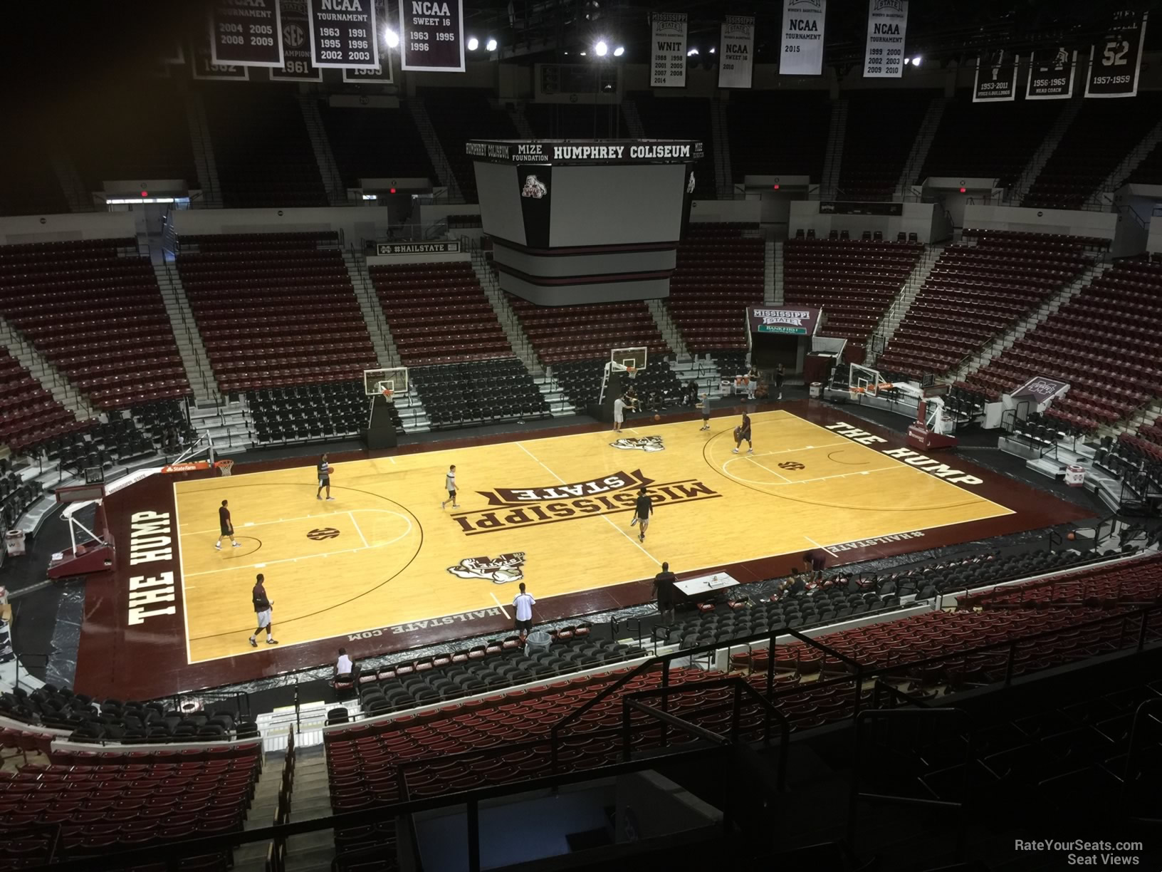 section 230, row 8 seat view  - humphrey coliseum