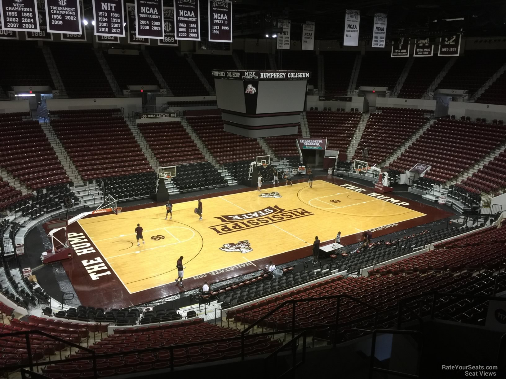 section 231, row 8 seat view  - humphrey coliseum