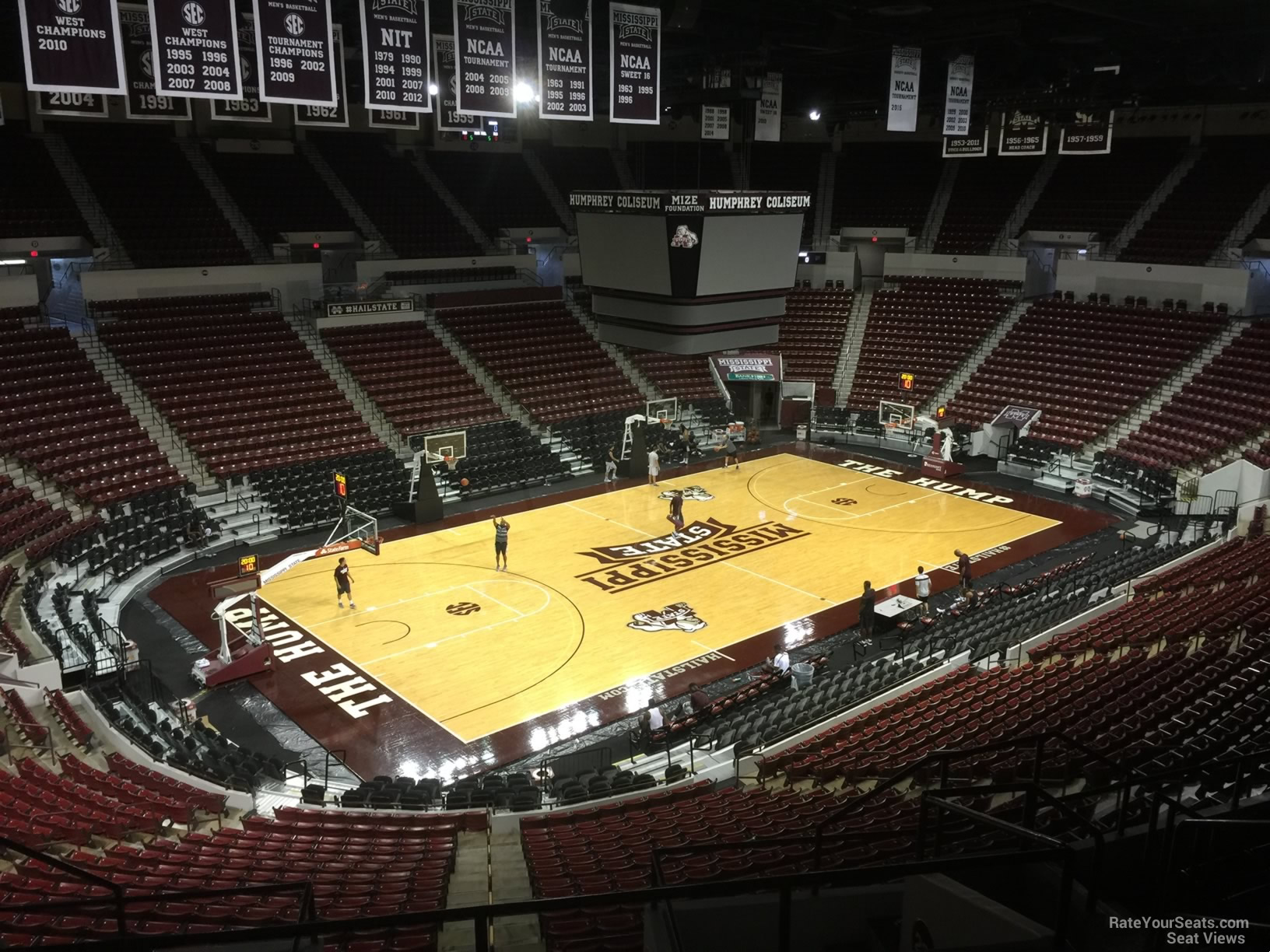 section 232, row 8 seat view  - humphrey coliseum