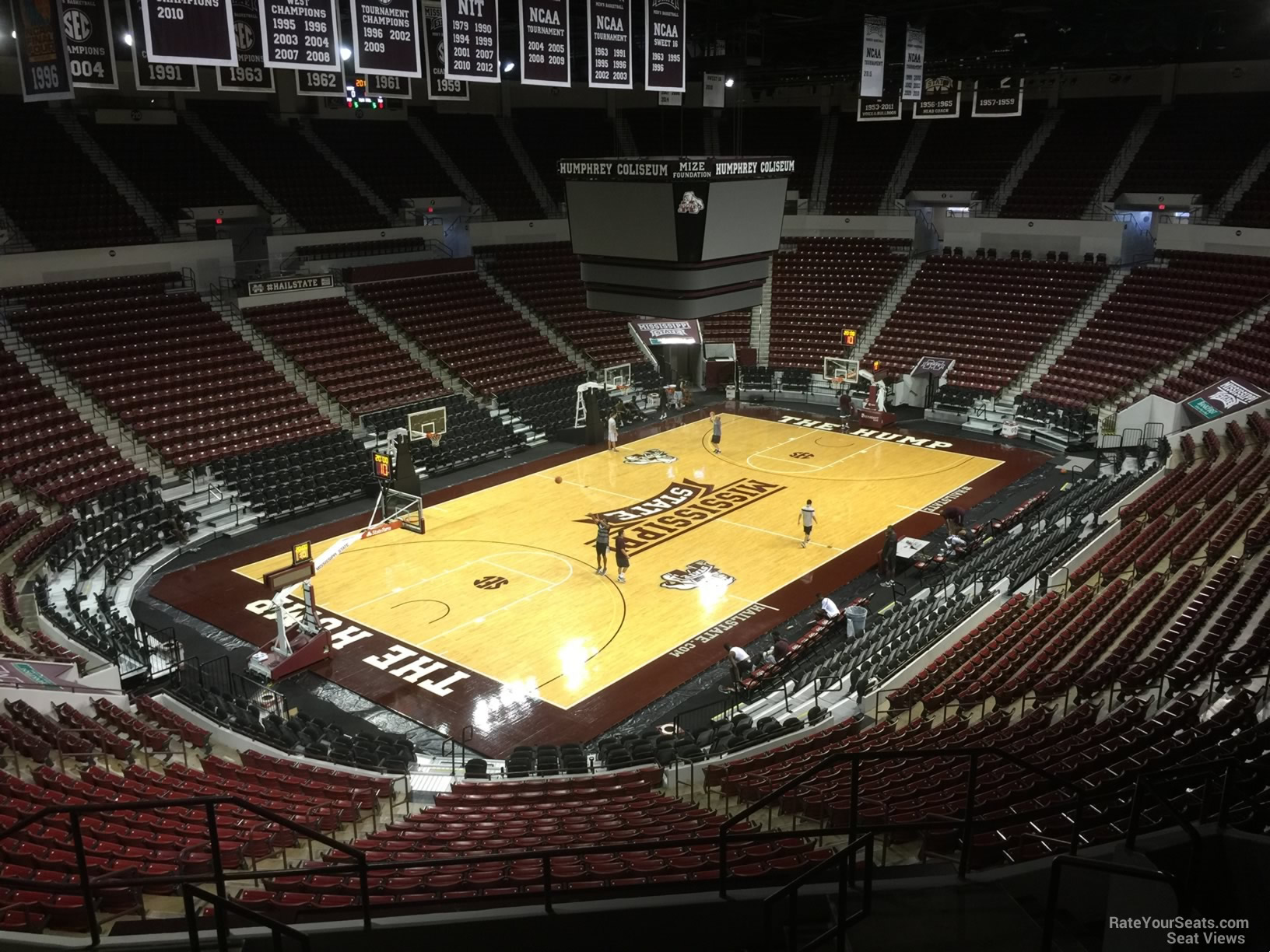 section 233, row 8 seat view  - humphrey coliseum