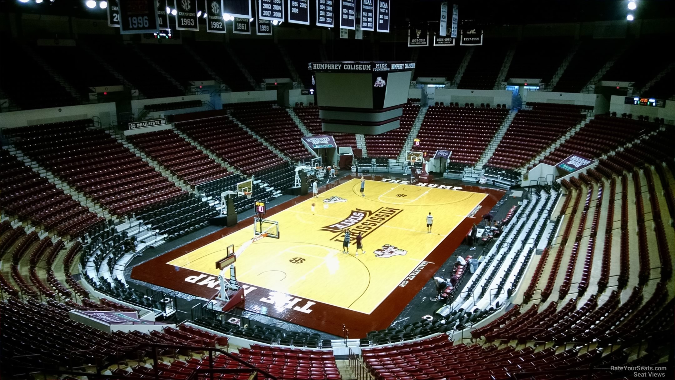 section 234, row 8 seat view  - humphrey coliseum