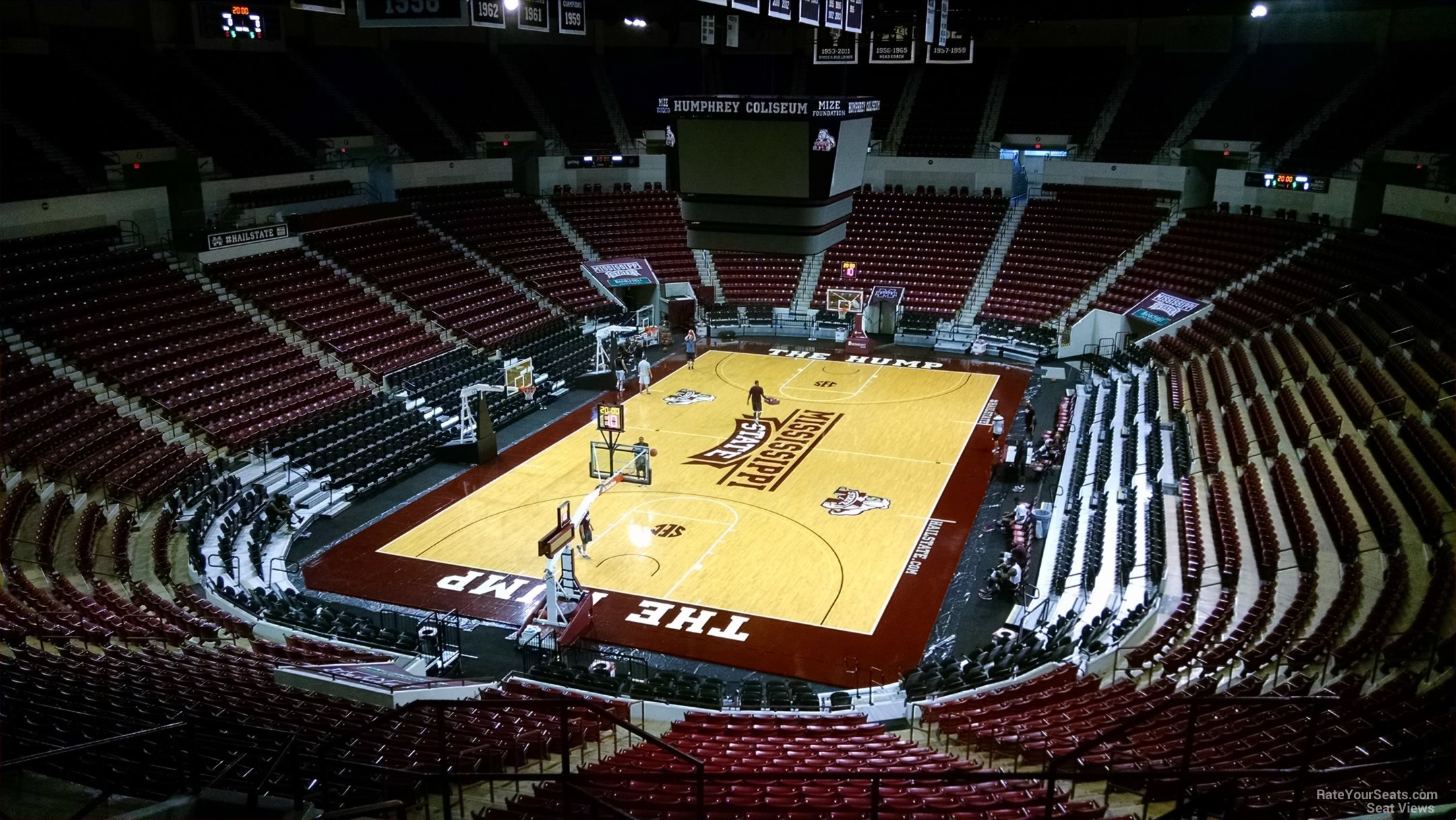 section 235, row 8 seat view  - humphrey coliseum