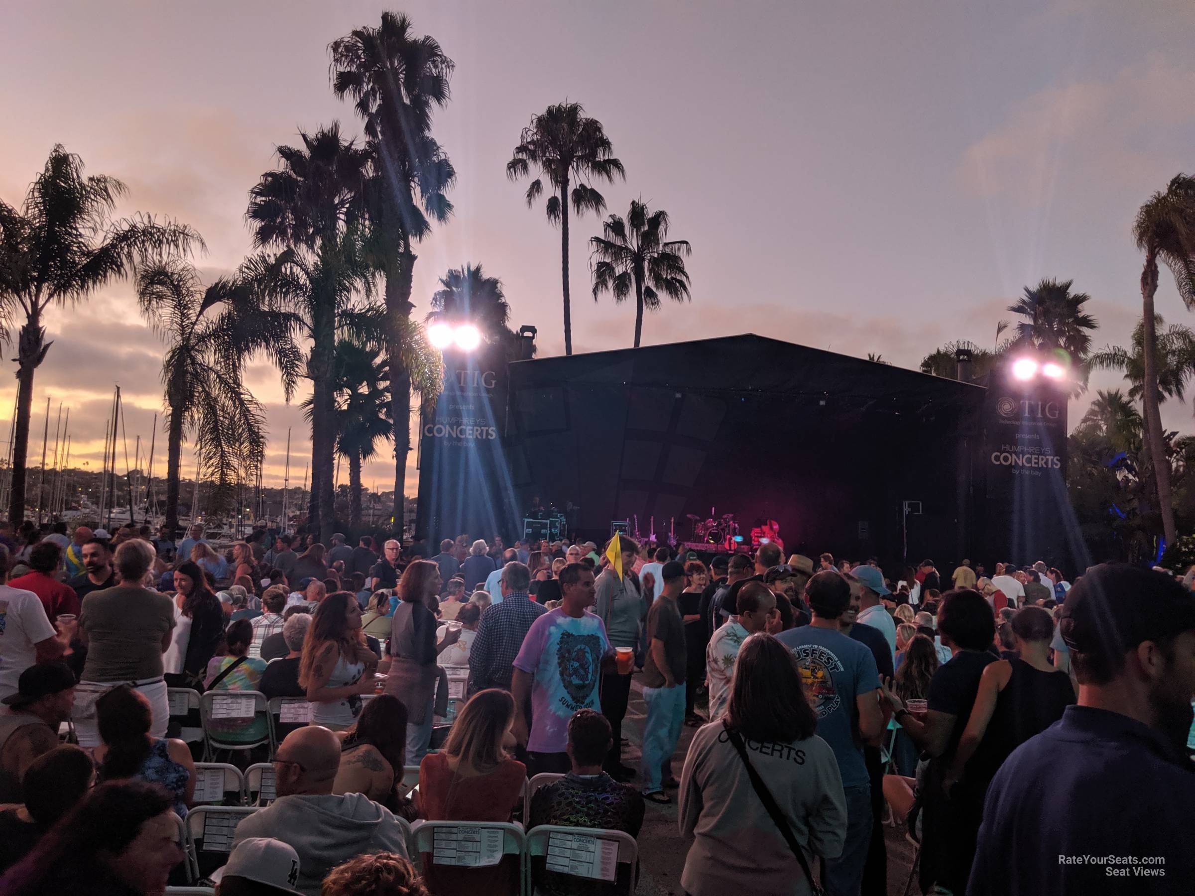 Section D at Humphreys Concerts By The Bay