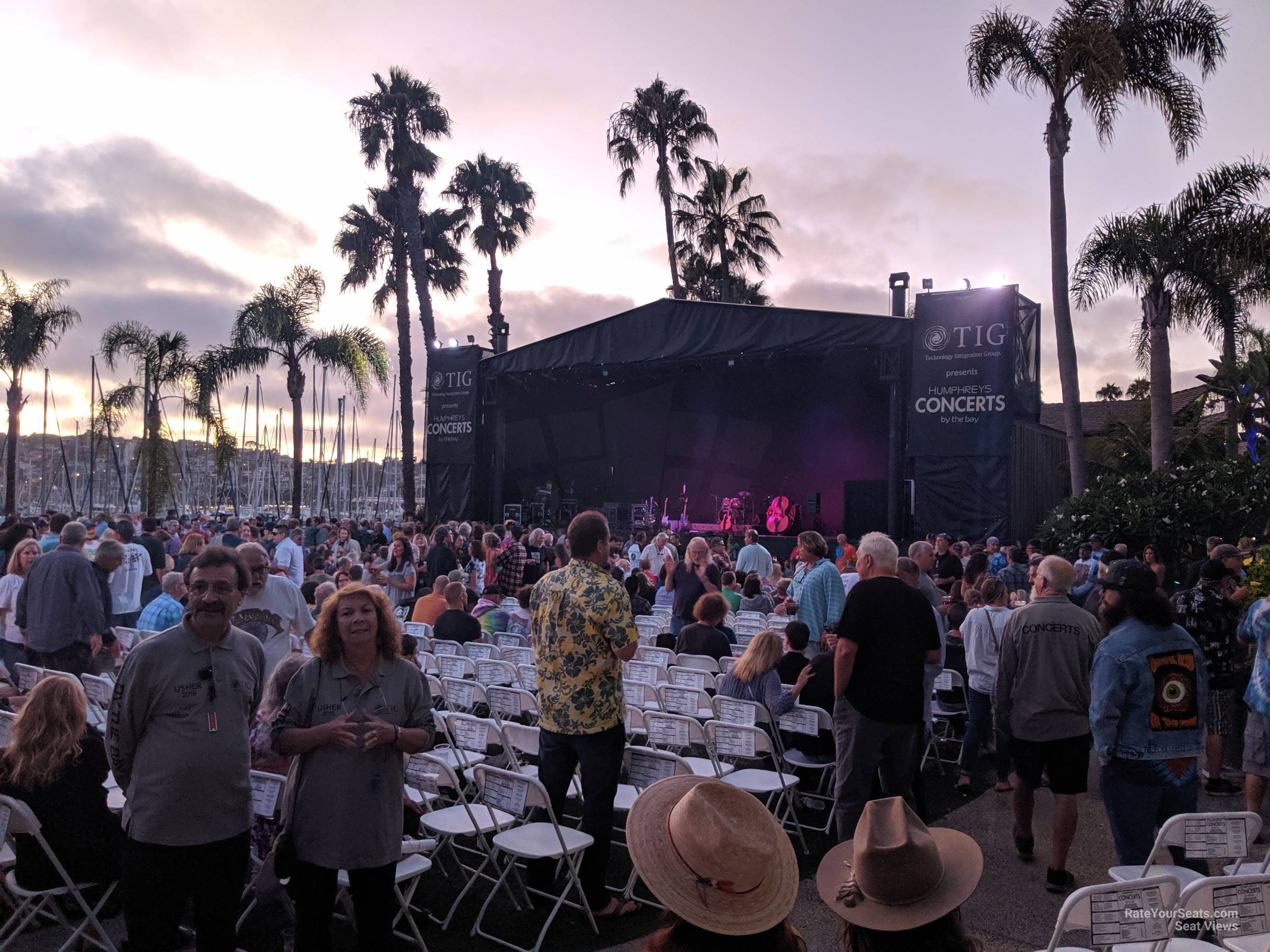 section g, row 6 seat view  - humphreys concerts by the bay