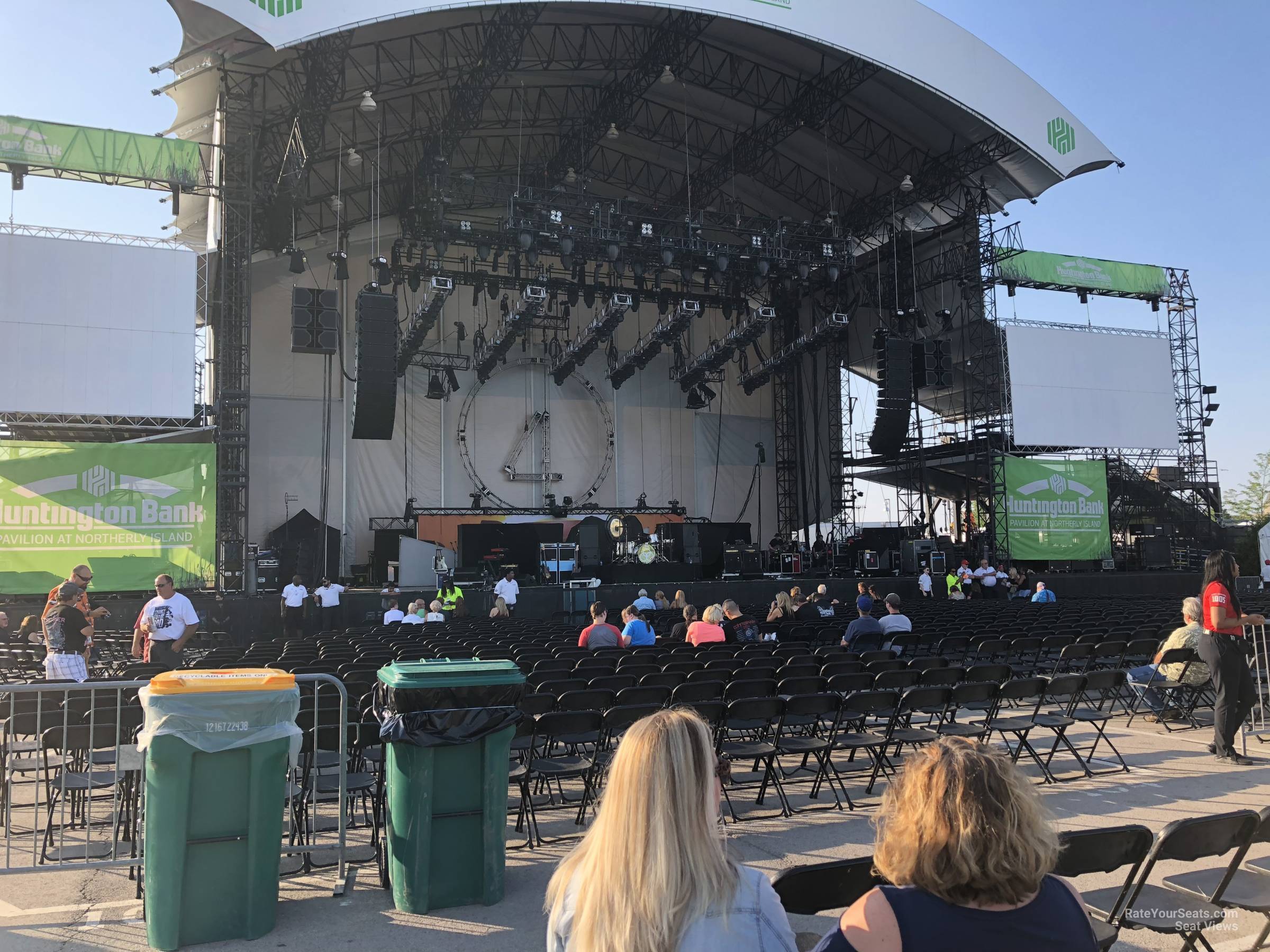 section 205, row c seat view  - huntington bank pavilion (at northerly island)