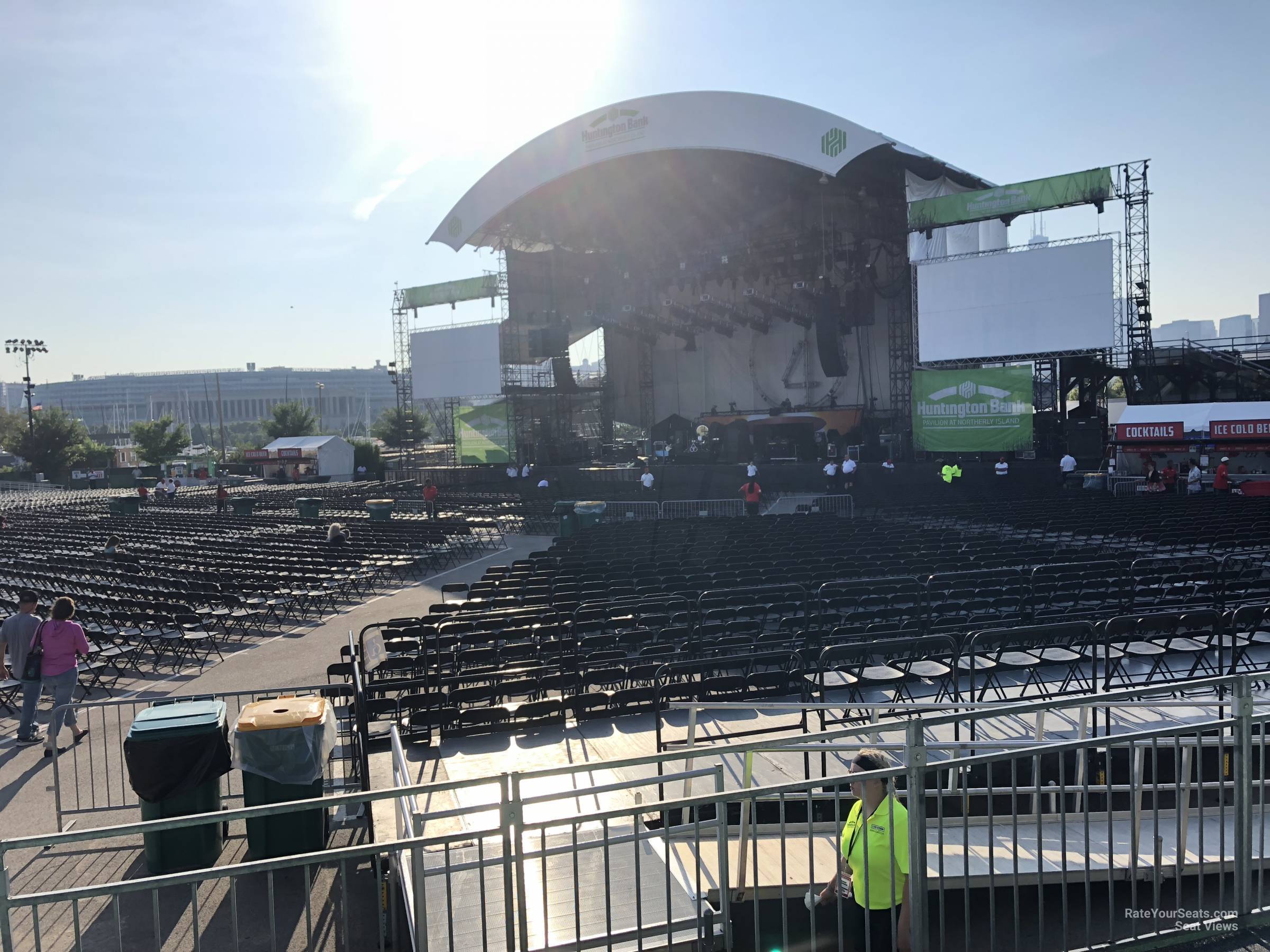 section 305, row c seat view  - huntington bank pavilion (at northerly island)