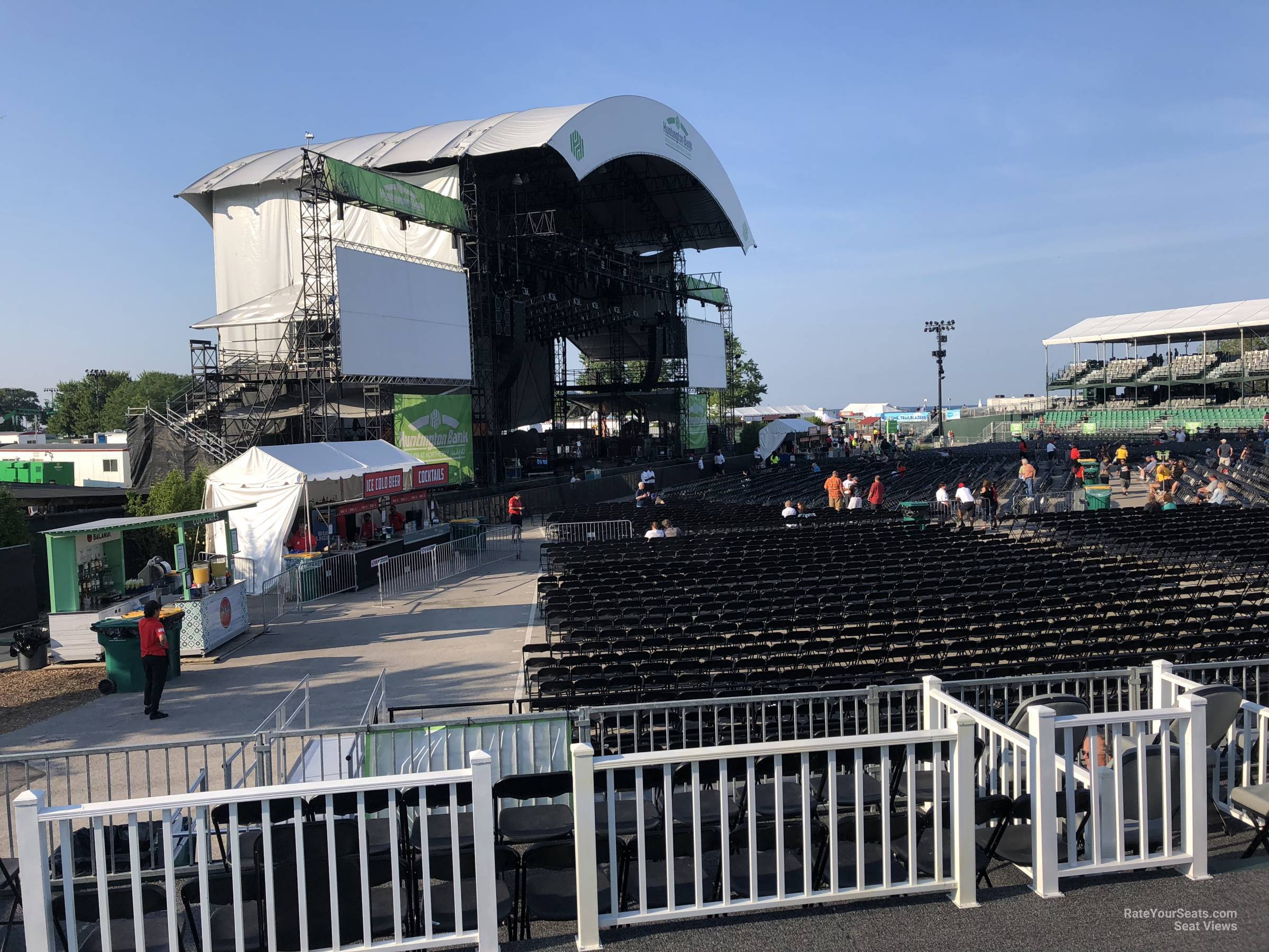 section 314, row d seat view  - huntington bank pavilion (at northerly island)