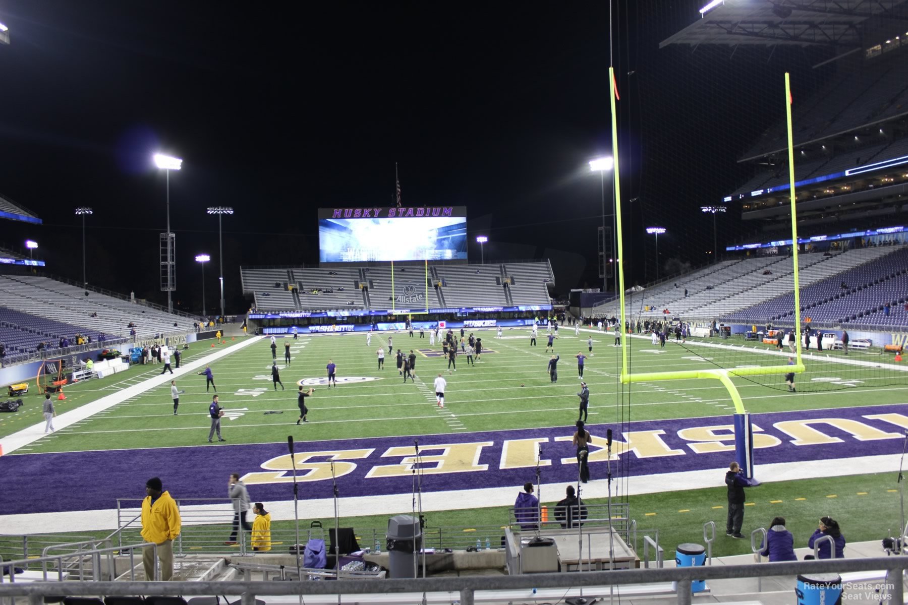 section 119, row 15 seat view  - husky stadium