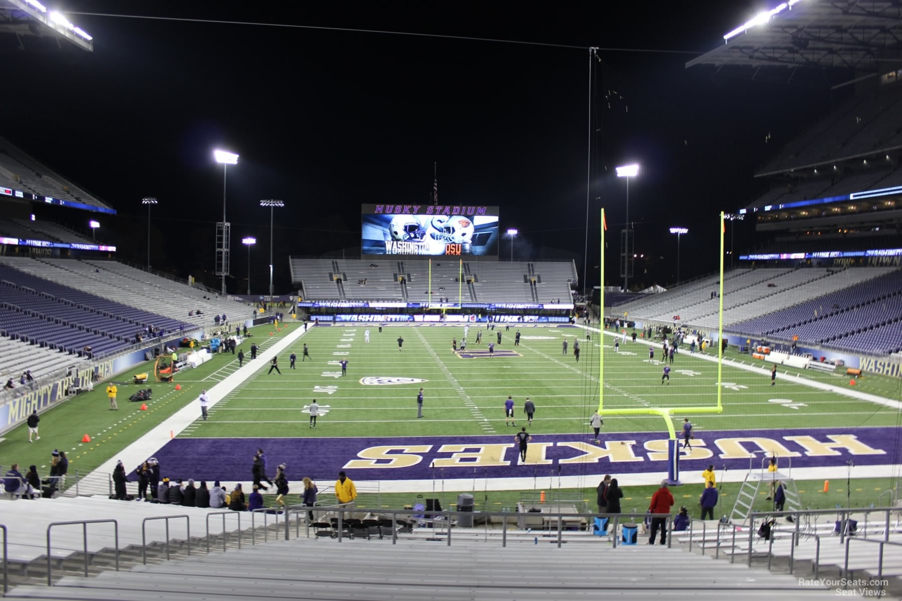 section 119, row 30 seat view  - husky stadium