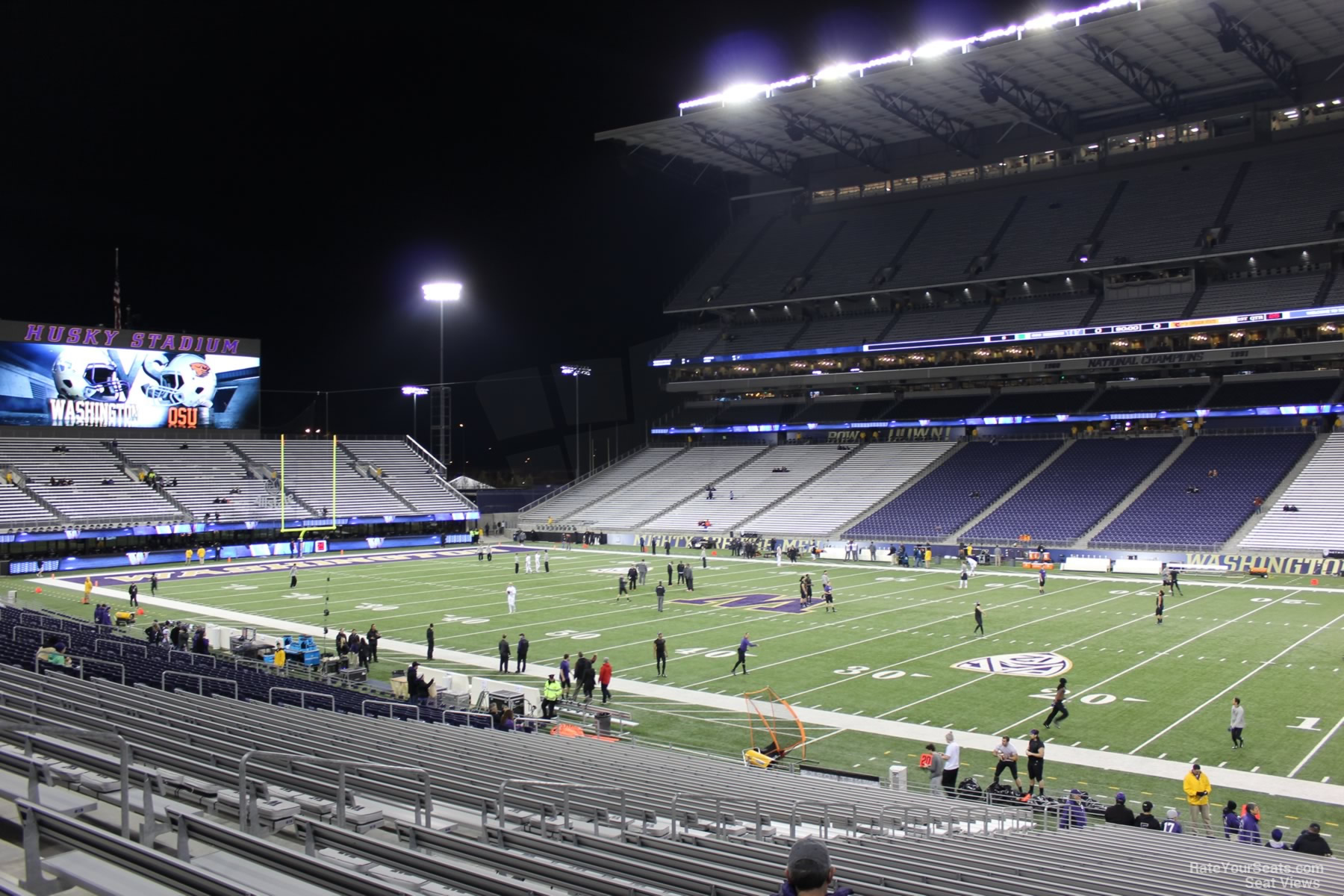 section 126, row 30 seat view  - husky stadium