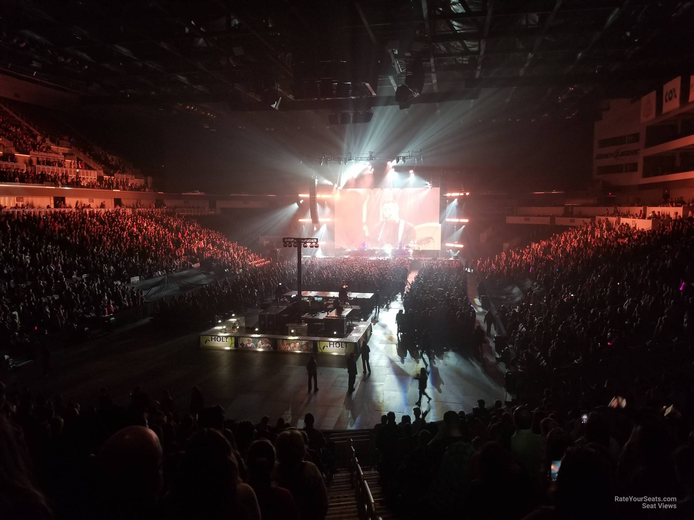 section 108, row ada seat view  for concert - intrust bank arena