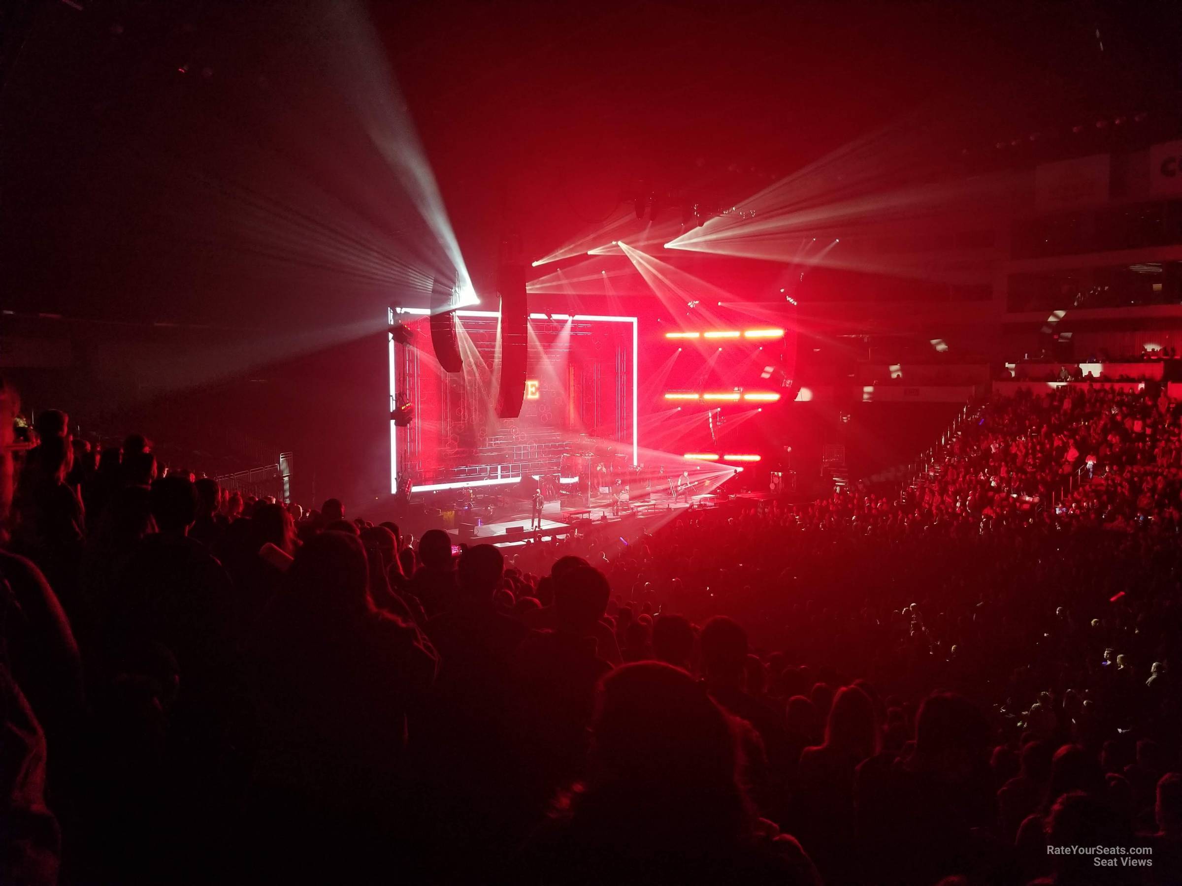 section 115, row ada seat view  for concert - intrust bank arena