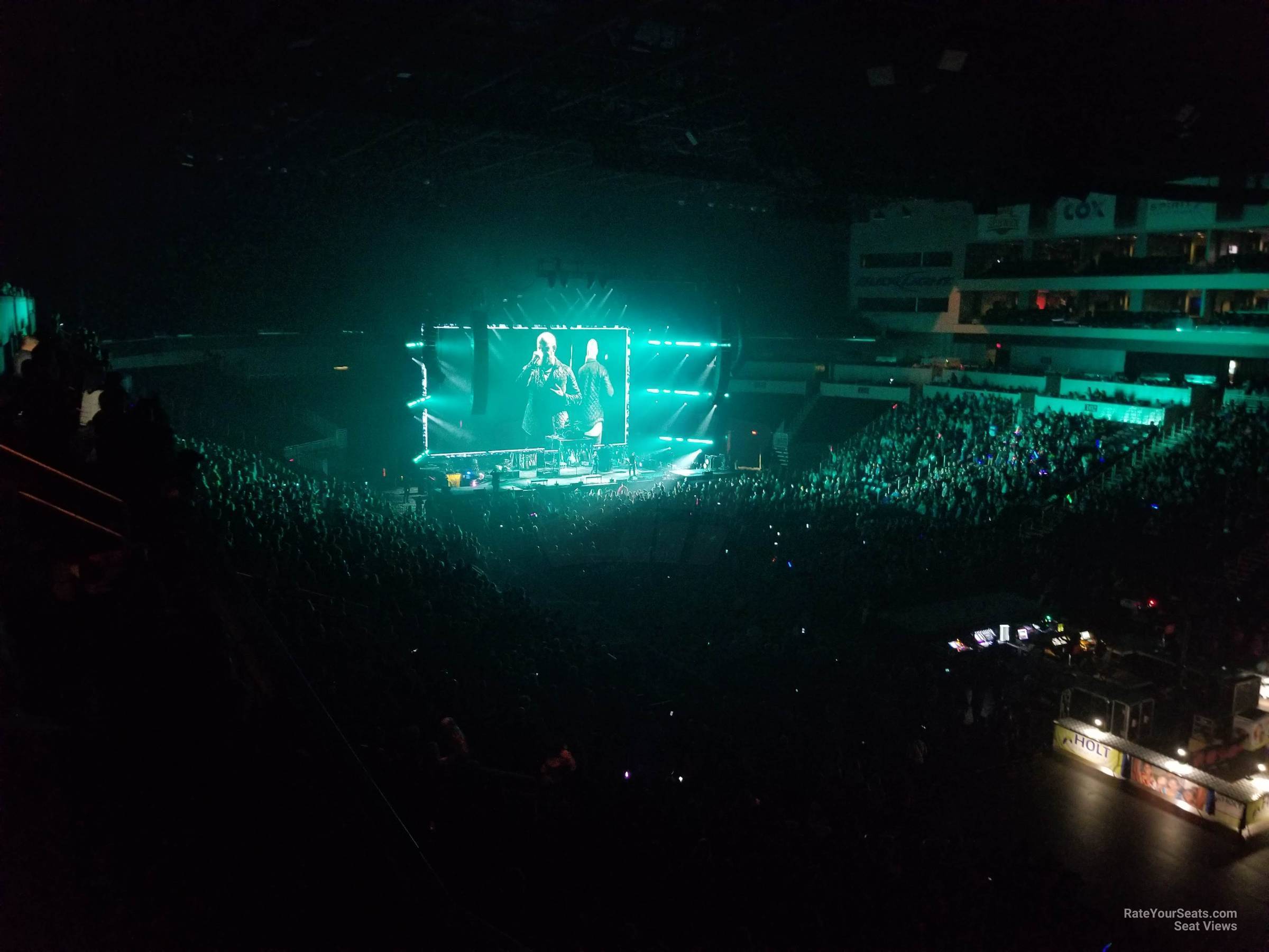 section 212, row e seat view  for concert - intrust bank arena