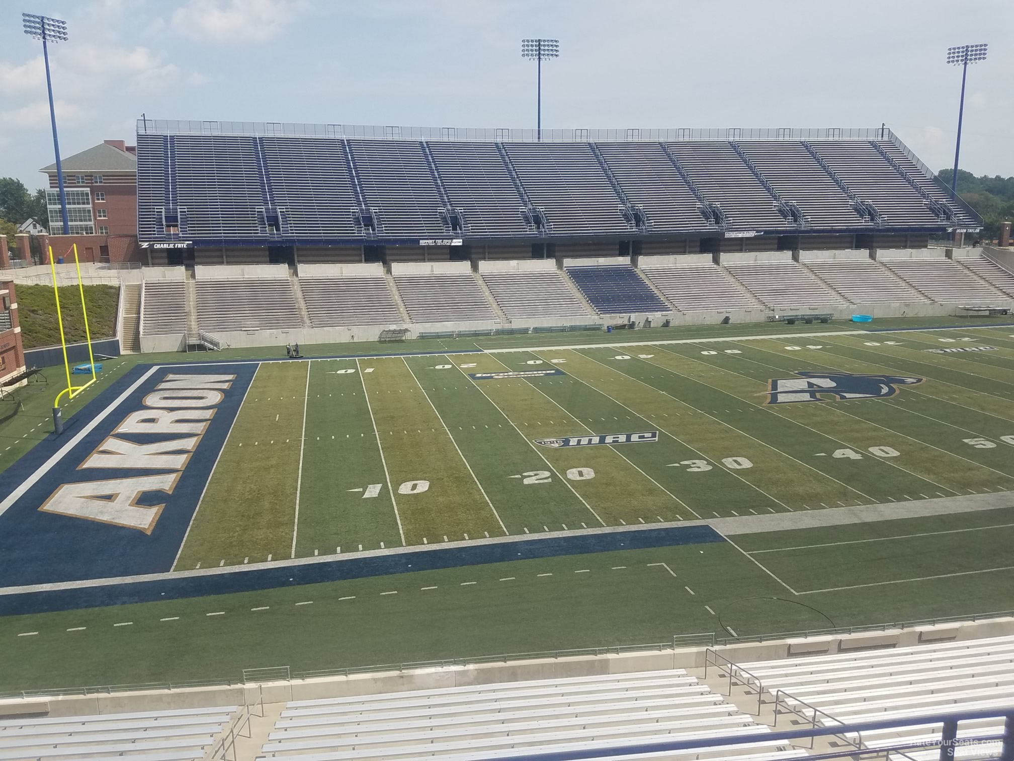 section 204, row 4 seat view  - infocision stadium