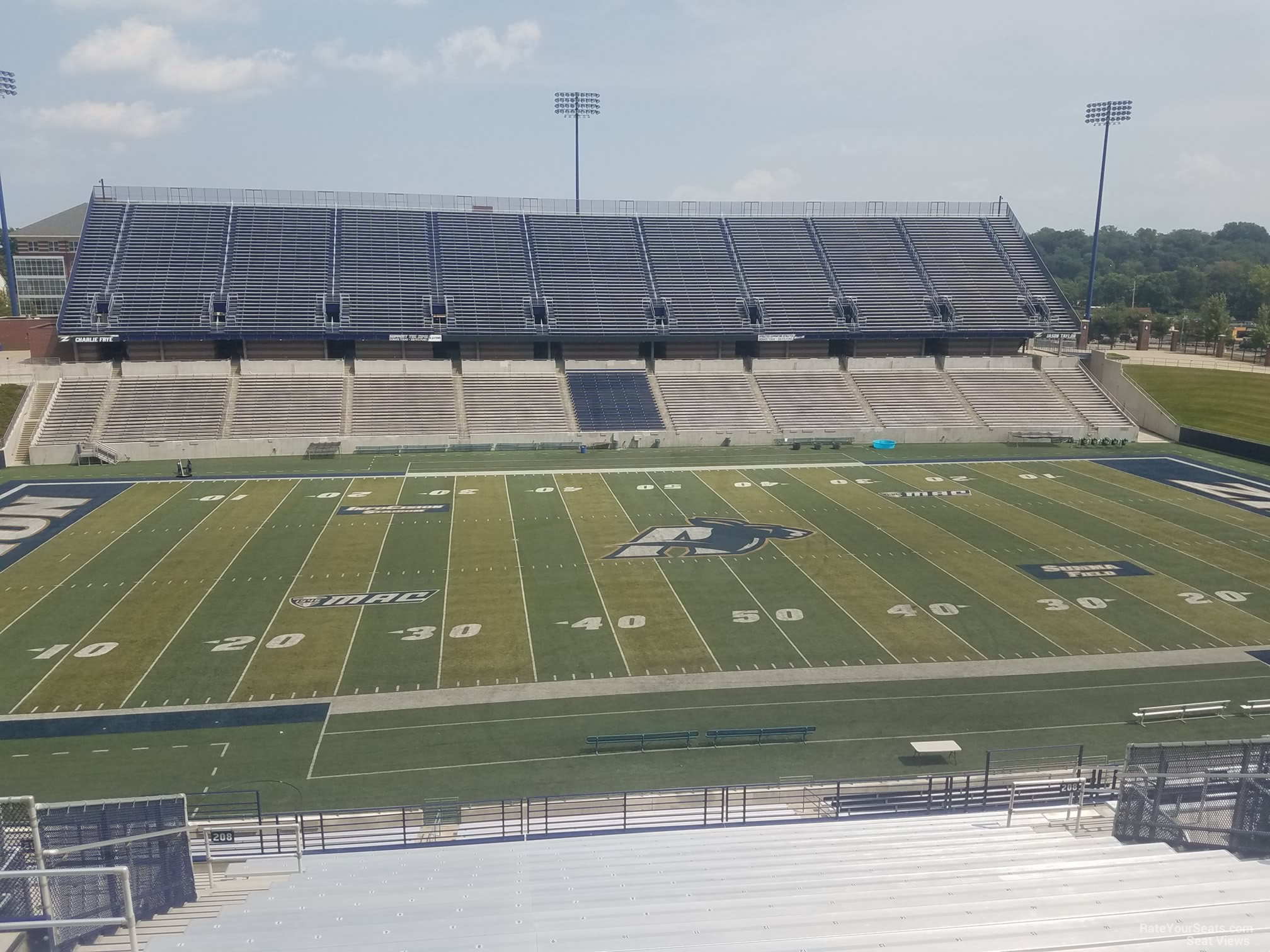 section 208, row 18 seat view  - infocision stadium