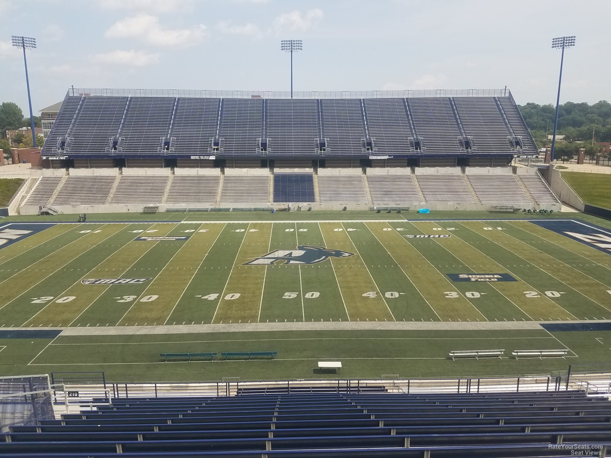 section 210, row 18 seat view  - infocision stadium
