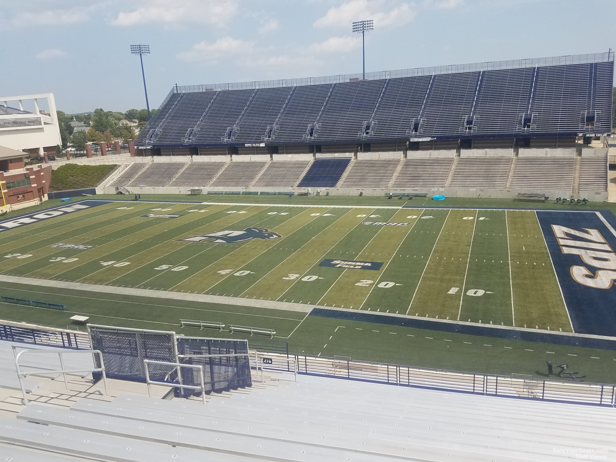 section 216, row 18 seat view  - infocision stadium