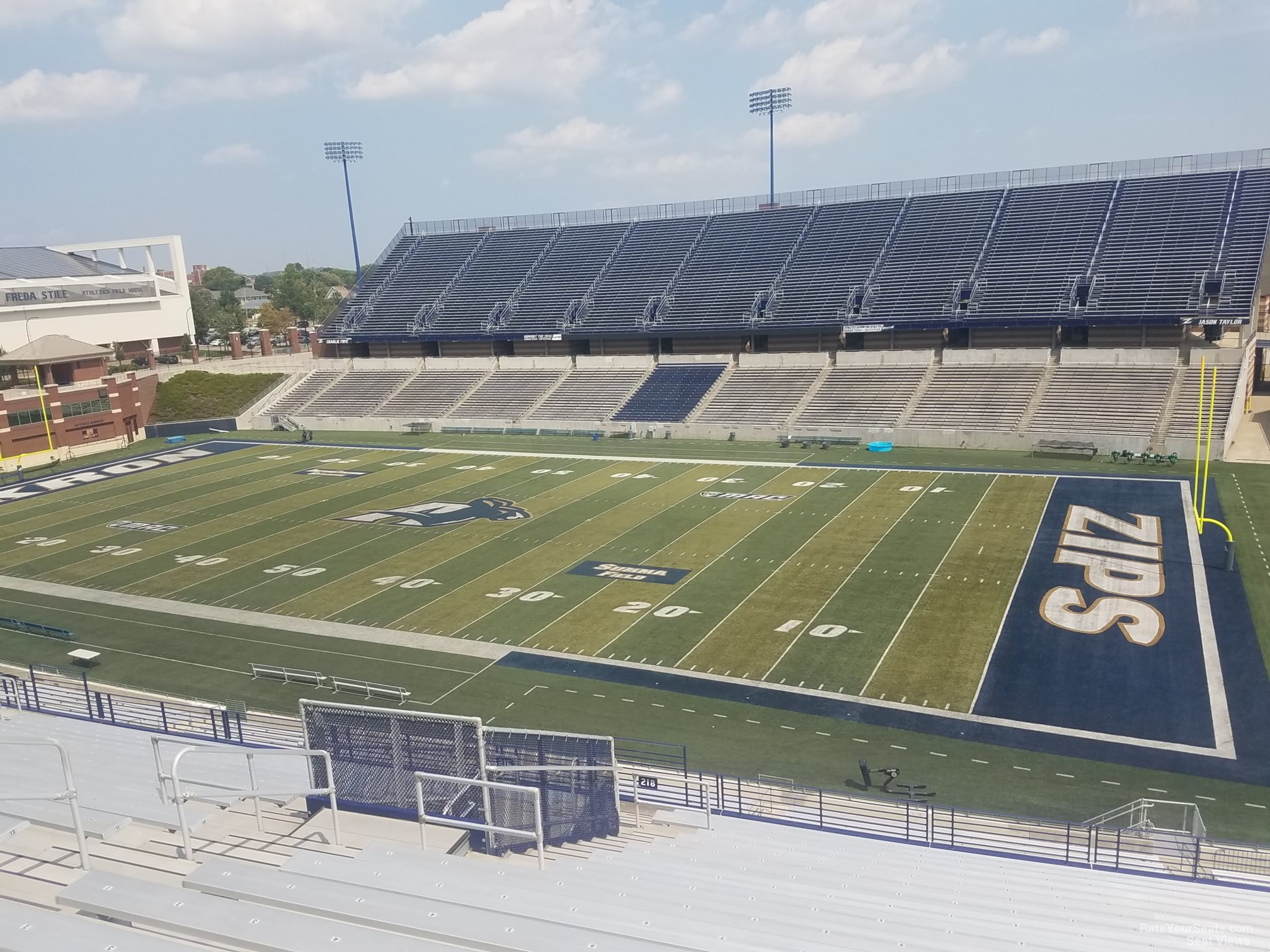 section 218, row 18 seat view  - infocision stadium